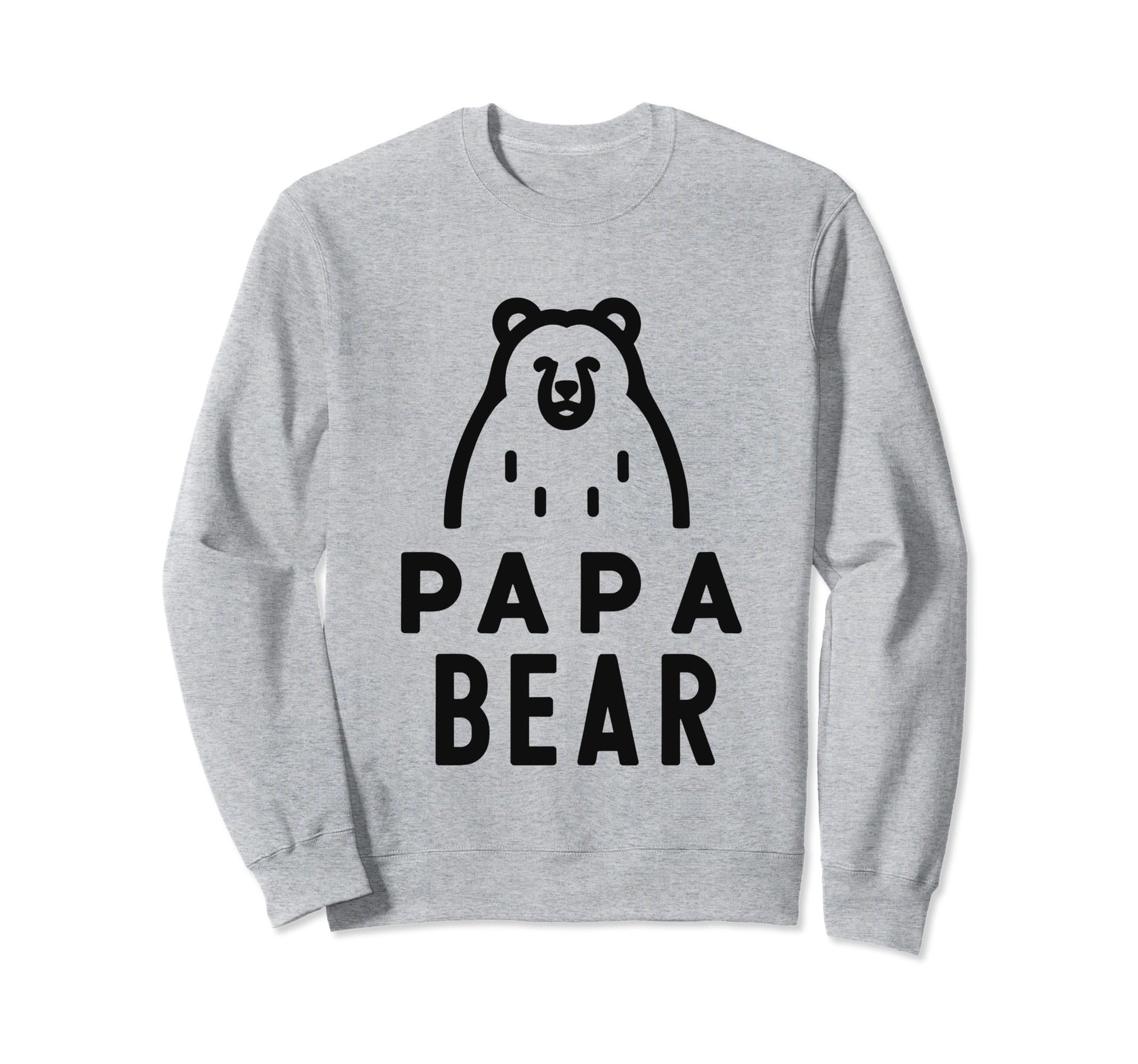 Papa Bear Proud Dad Husband Uncle Sweatshirt - Custom Art Print Unisex - T-Shirt, Sweatshirt, Hoodie