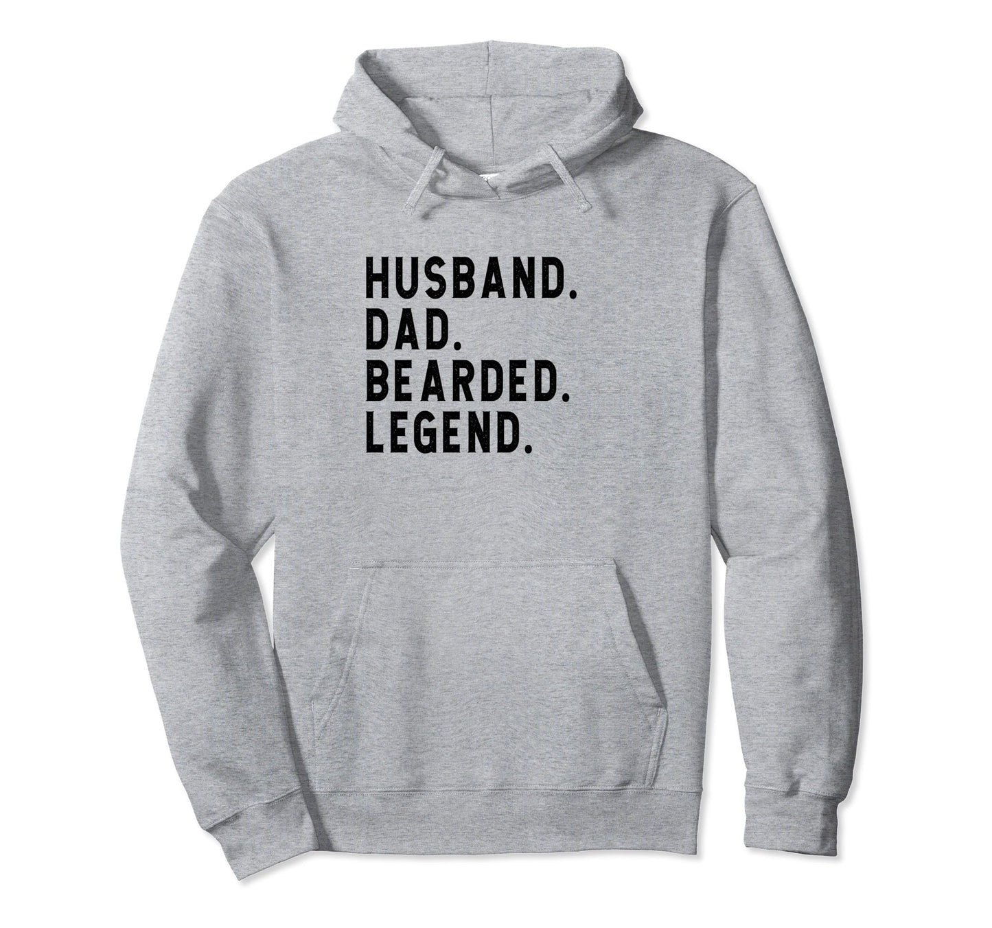 Husband Dad Bearded Legend Fathers Day Hoodie - Custom Art Print Men Women - T-Shirt, Sweatshirt, Hoodie