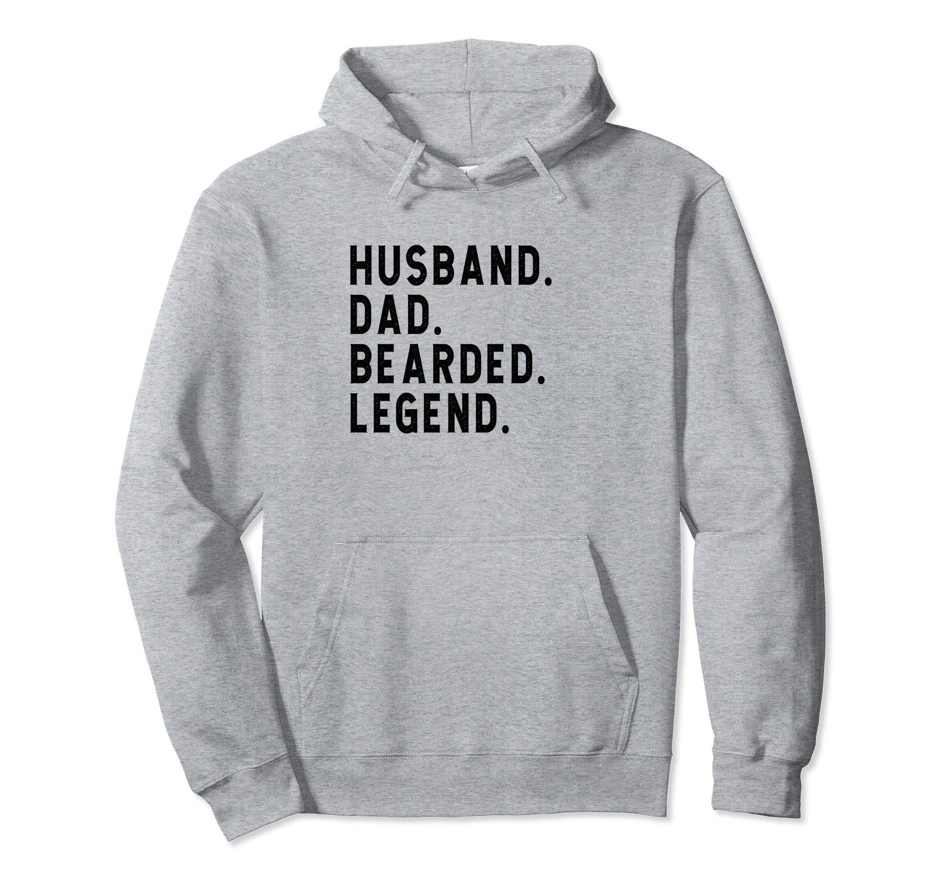 Husband Dad Bearded Legend Fathers Day Hoodie - Custom Art Print Men Women - T-Shirt, Sweatshirt, Hoodie