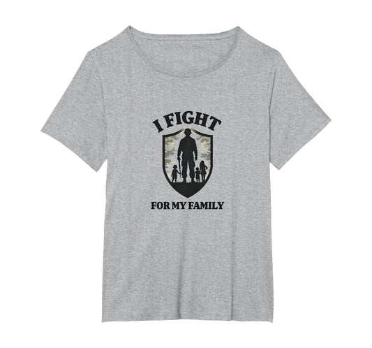 Army Dads I Fight My Family Military T-Shirt - Aesthetic Graphic Men Women - T-Shirt, Sweatshirt, Hoodie