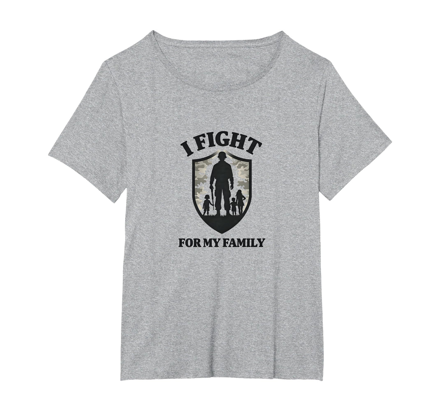 Army Dads I Fight My Family Military T-Shirt - Minimalist Print Unisex - T-Shirt, Sweatshirt, Hoodie