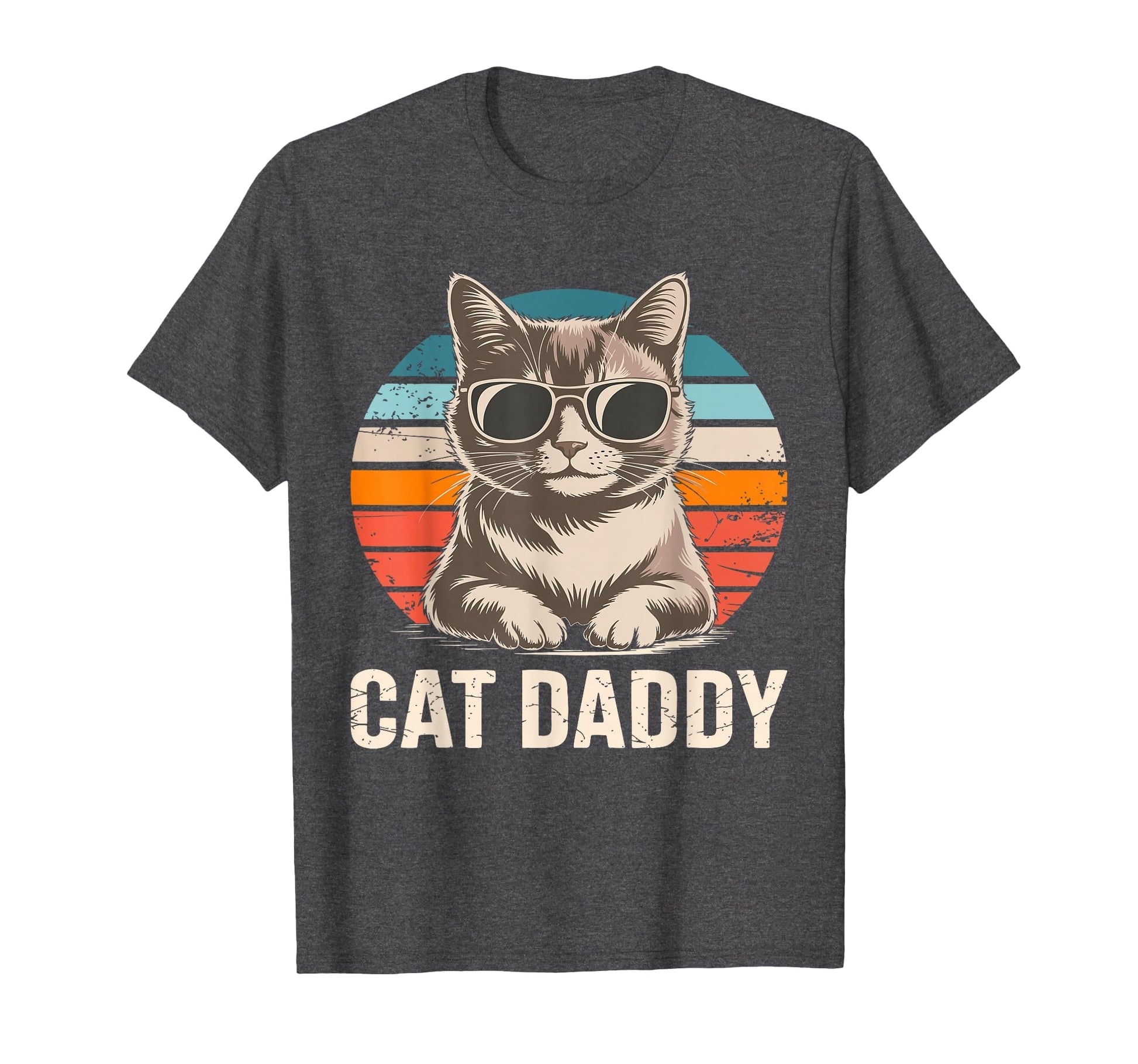 Cat Daddy Cat Lover Dad Fathers T-Shirt - Casual Everyday Wear for Adults - T-Shirt, Sweatshirt, Hoodie