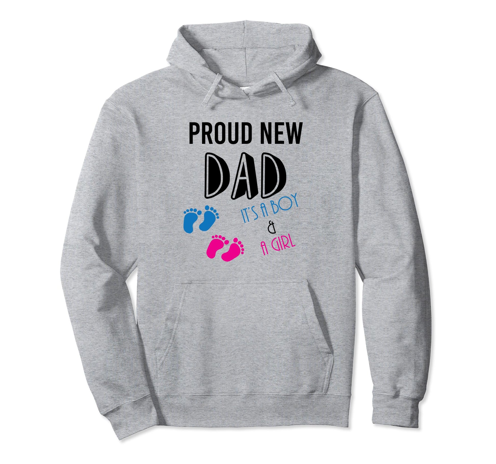 Proud New Dad Pregnancy Reveal Twins Hoodie - Custom Art Print Unisex - T-Shirt, Sweatshirt, Hoodie