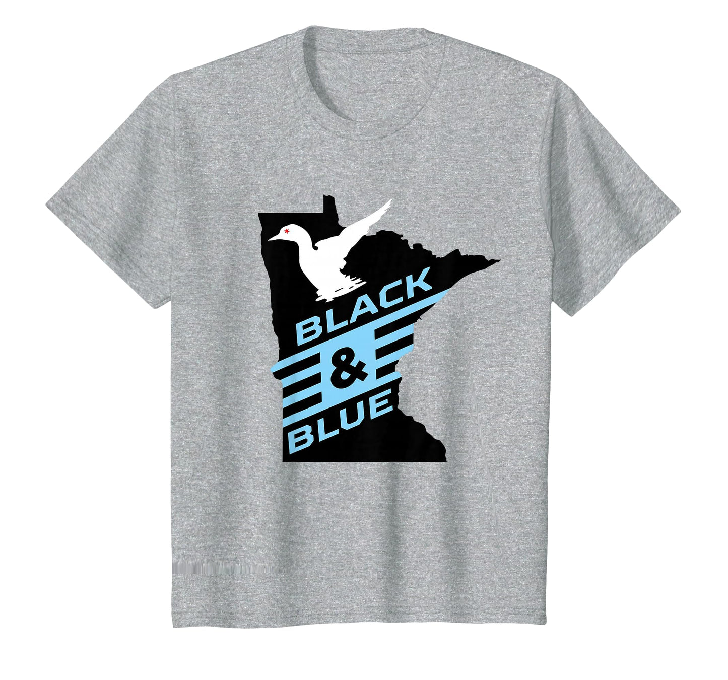 Minnesota Soccer Loon Black Blue T-Shirt - Streetwear Style Unisex - T-Shirt, Sweatshirt, Hoodie