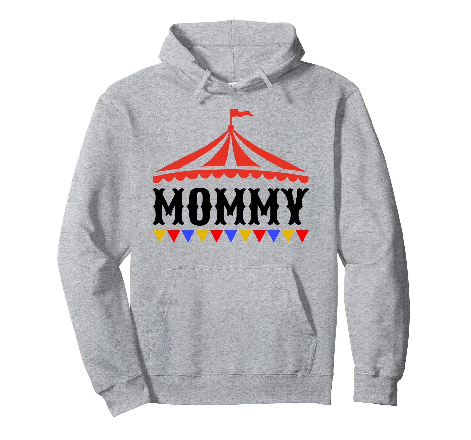 Circus Mommy Birthday Carnival Family Hoodie - Aesthetic Graphic for Adults - T-Shirt, Sweatshirt, Hoodie