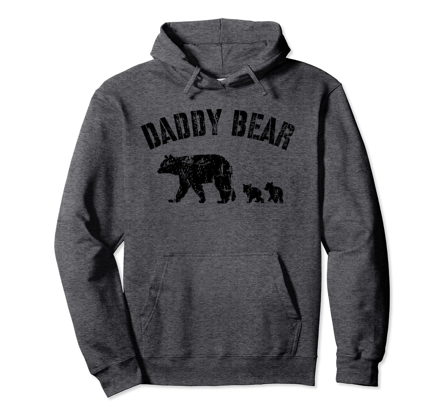 Daddy Bear 2 Two Cubs Fun Dad Father Hoodie - Fun Novelty Design Unisex - T-Shirt, Sweatshirt, Hoodie