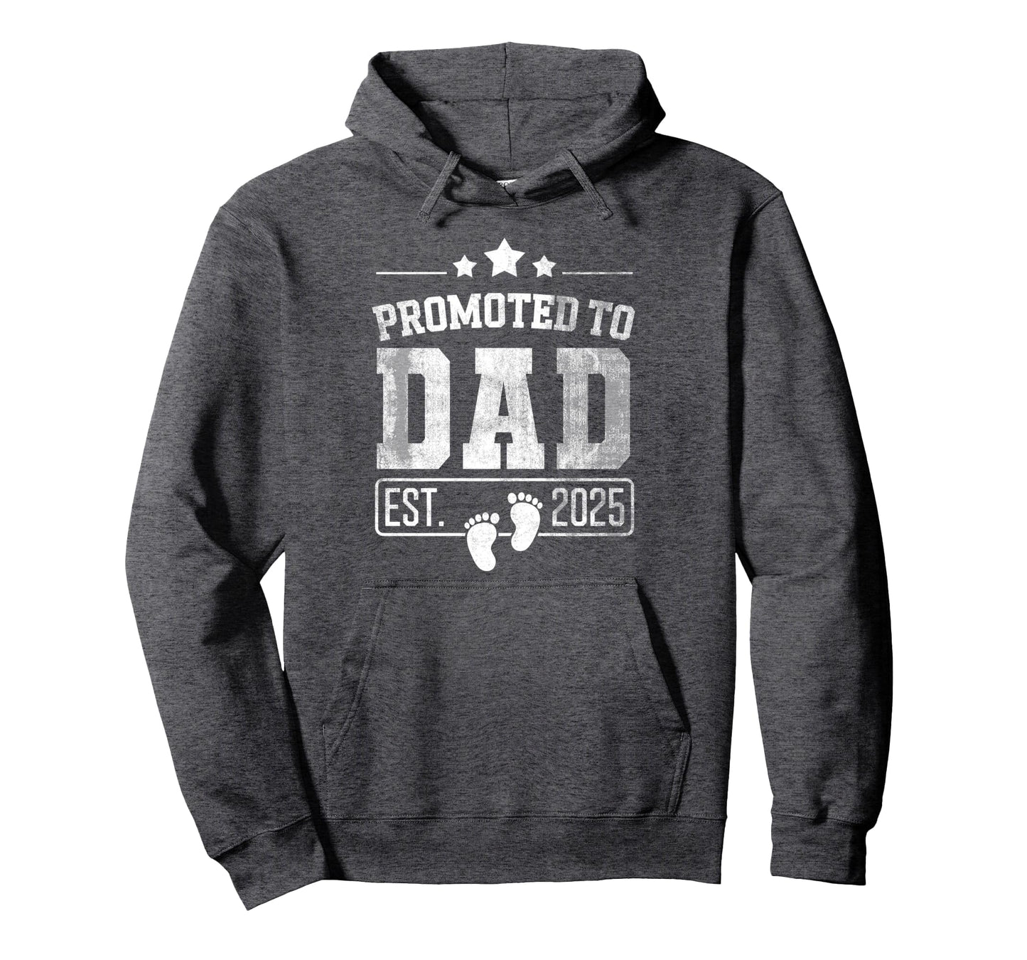 Promoted To Dad Est 2025 New Dad Fathers Hoodie - Aesthetic Graphic Unisex - T-Shirt, Sweatshirt, Hoodie