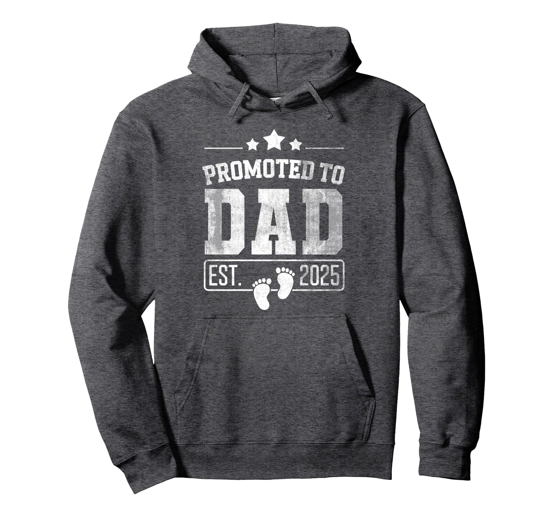 Promoted To Dad Est 2025 New Dad Fathers Hoodie - Aesthetic Graphic Unisex - T-Shirt, Sweatshirt, Hoodie