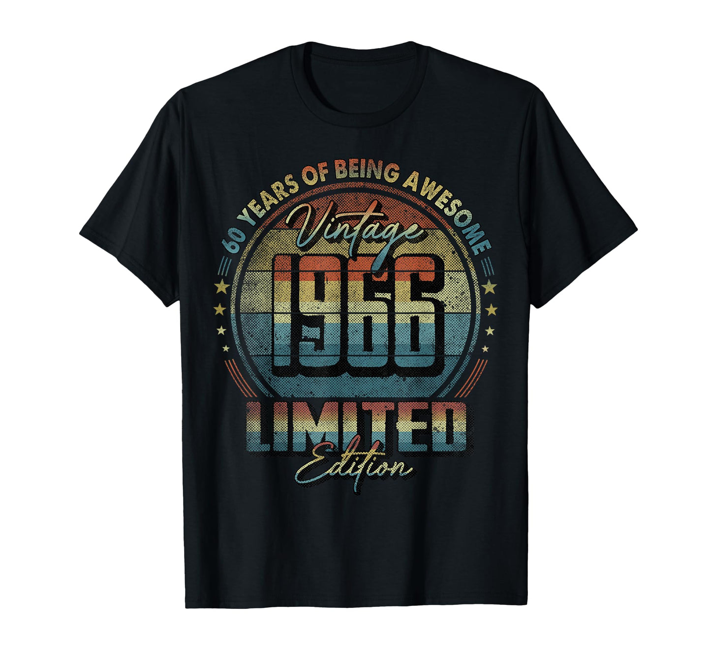 1966 60 Year Old 60Th Birthday T-Shirt - Graphic Print Men Women - T-Shirt, Sweatshirt, Hoodie