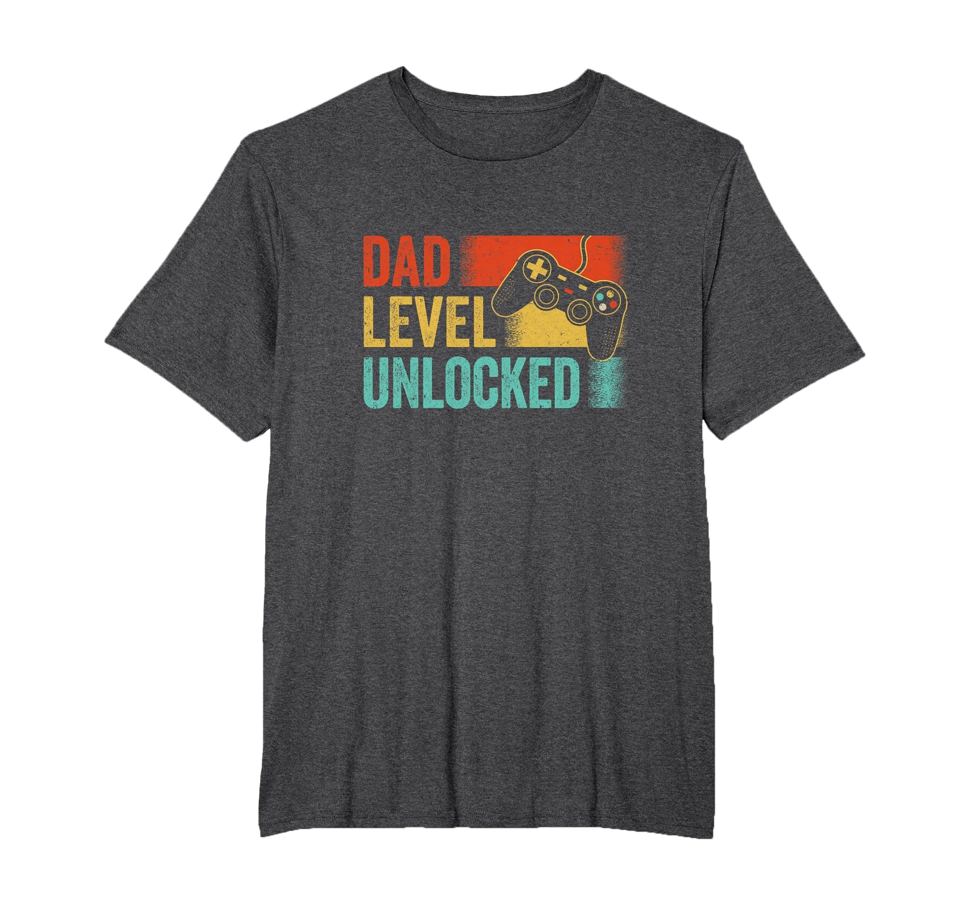 Funny New Dad Fathers Day Dad Level T-Shirt - Minimalist Print Unisex - T-Shirt, Sweatshirt, Hoodie