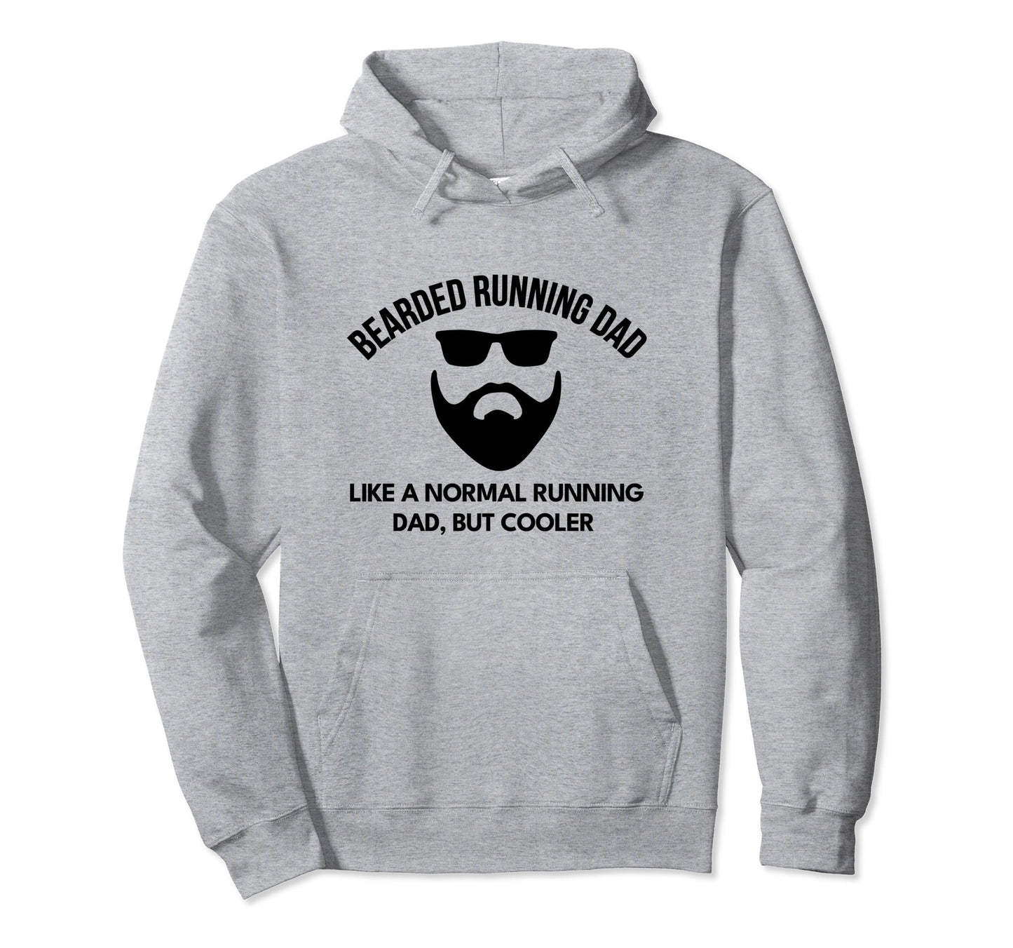 Bearded Running Dad Definition Runner Hoodie - Aesthetic Graphic Unisex - T-Shirt, Sweatshirt, Hoodie