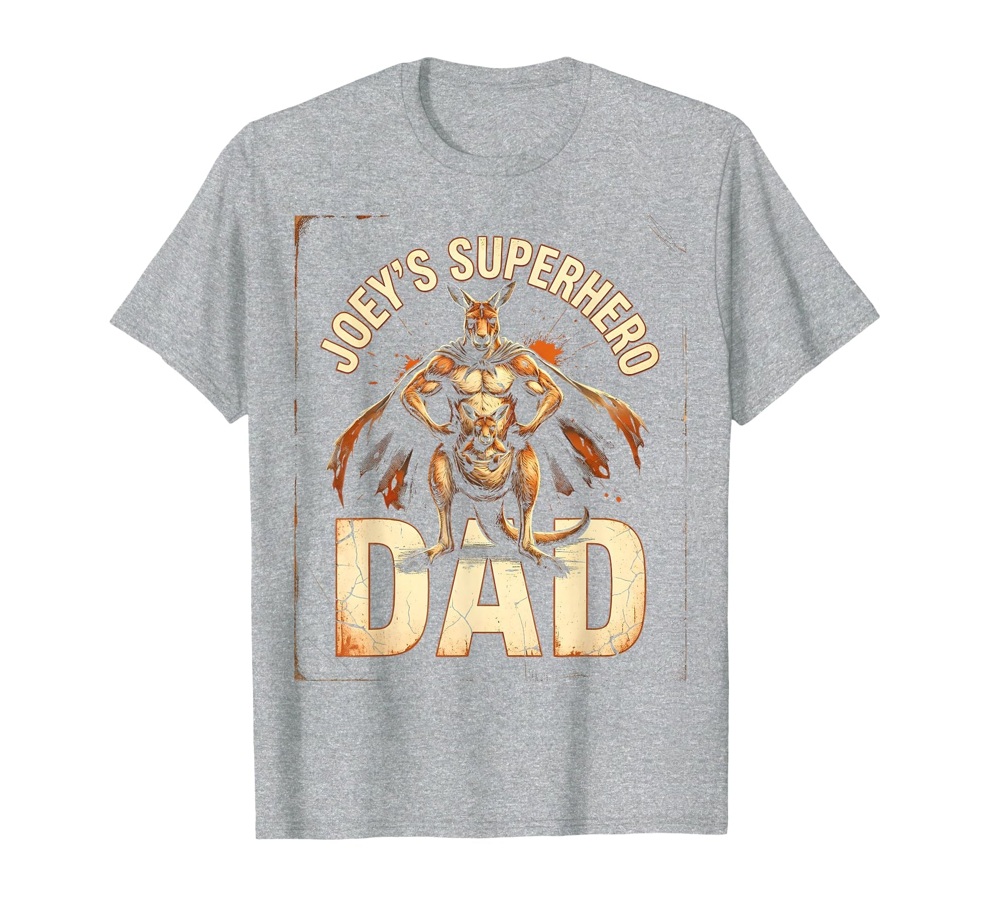 Joeys Superhero Dad Kangaroo Father T-Shirt - Novelty Apparel Men Women - T-Shirt, Sweatshirt, Hoodie