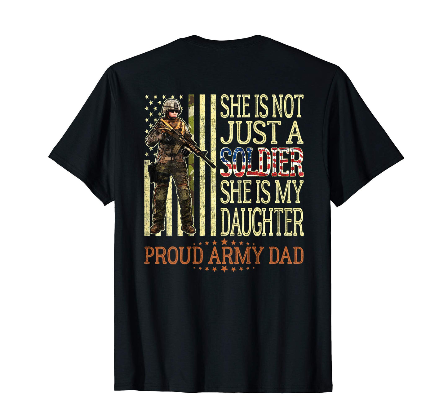 Mens She Is Not Just Soldier She Is T-Shirt - Fun Novelty Design Men Women - T-Shirt, Sweatshirt, Hoodie