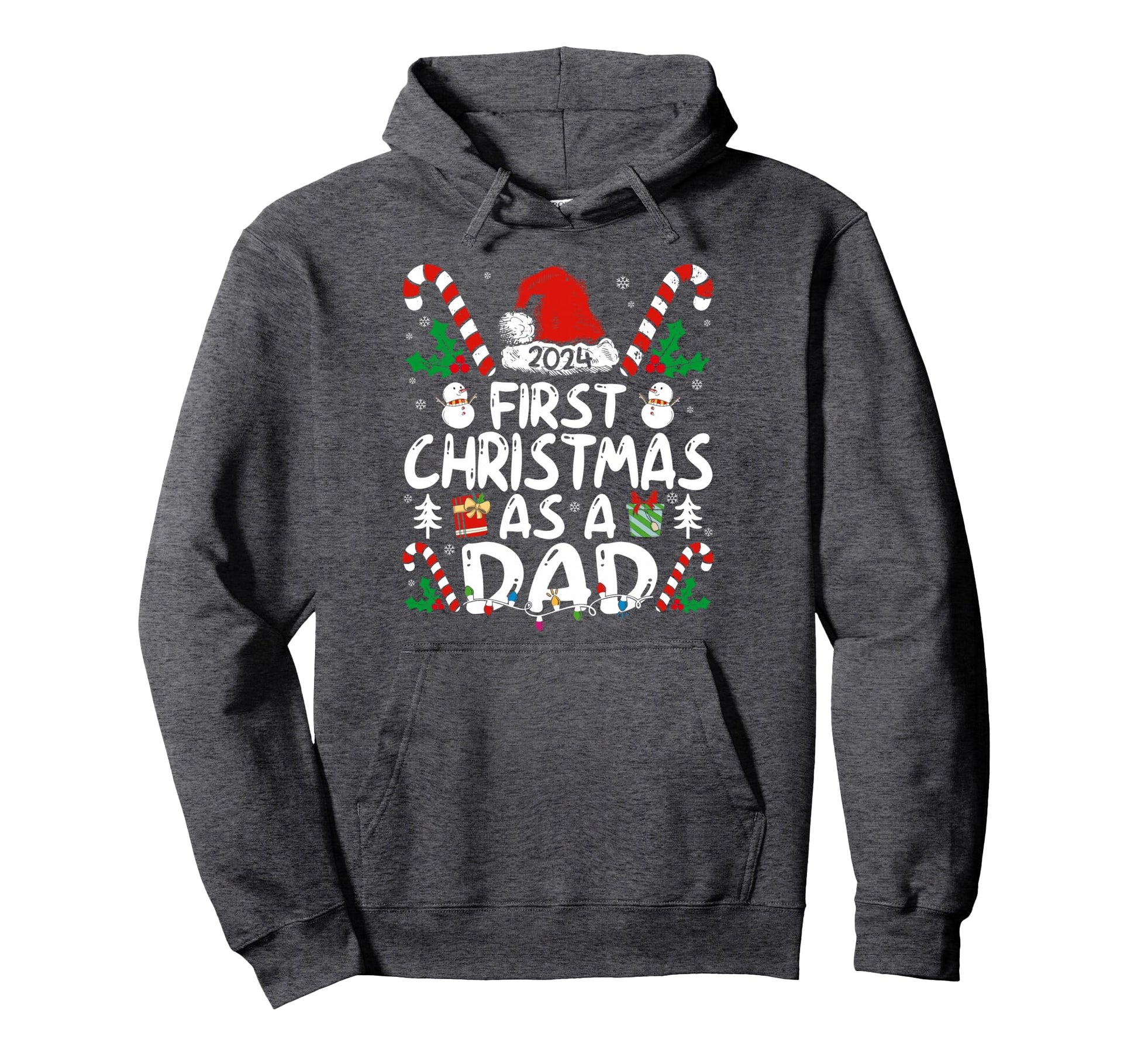 First As Dad 2024 Family Matching 1St Hoodie - Casual Everyday Wear Unisex - T-Shirt, Sweatshirt, Hoodie