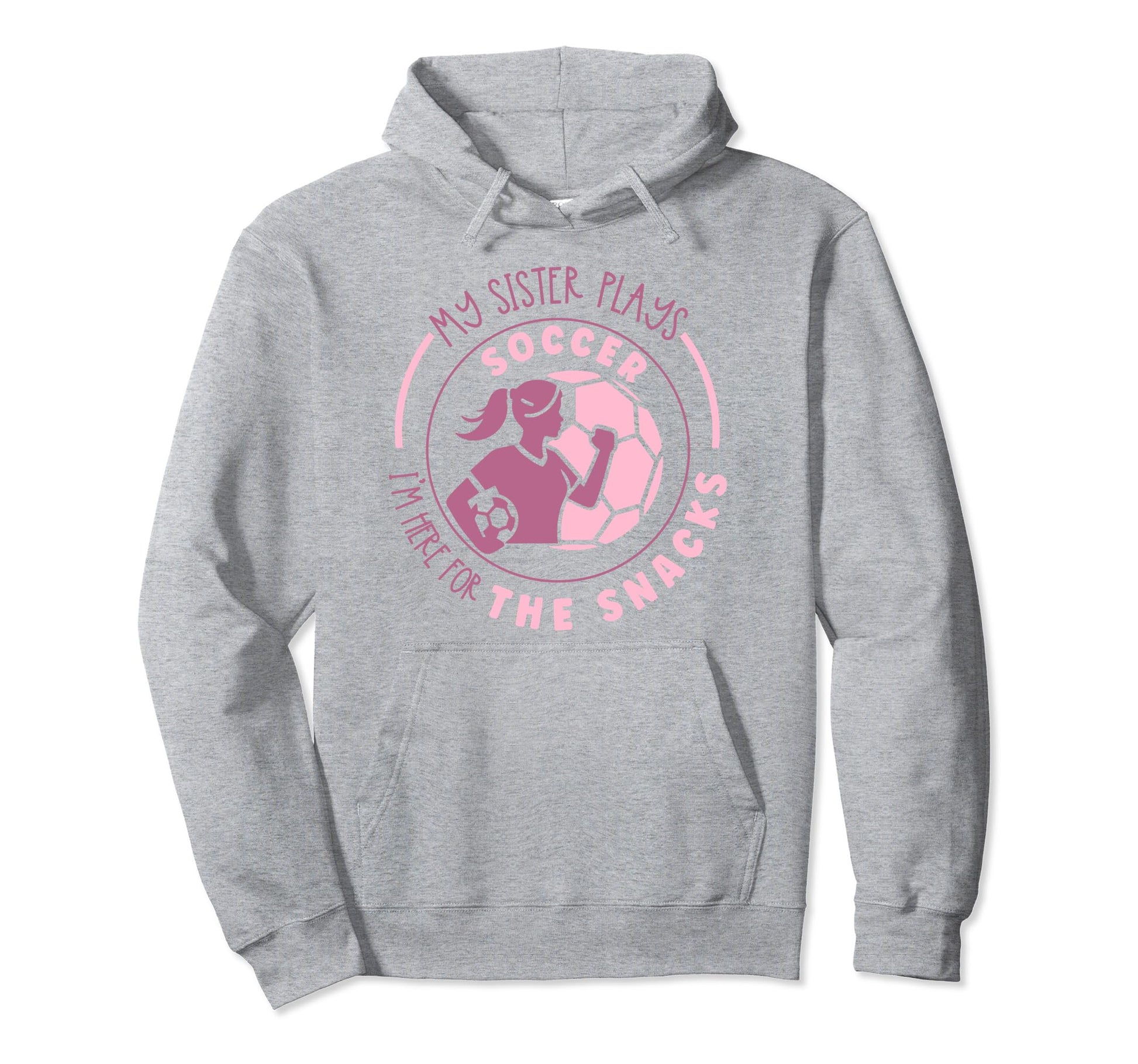Soccer Siblings Soccer Player Sister Hoodie - Aesthetic Graphic Unisex - T-Shirt, Sweatshirt, Hoodie