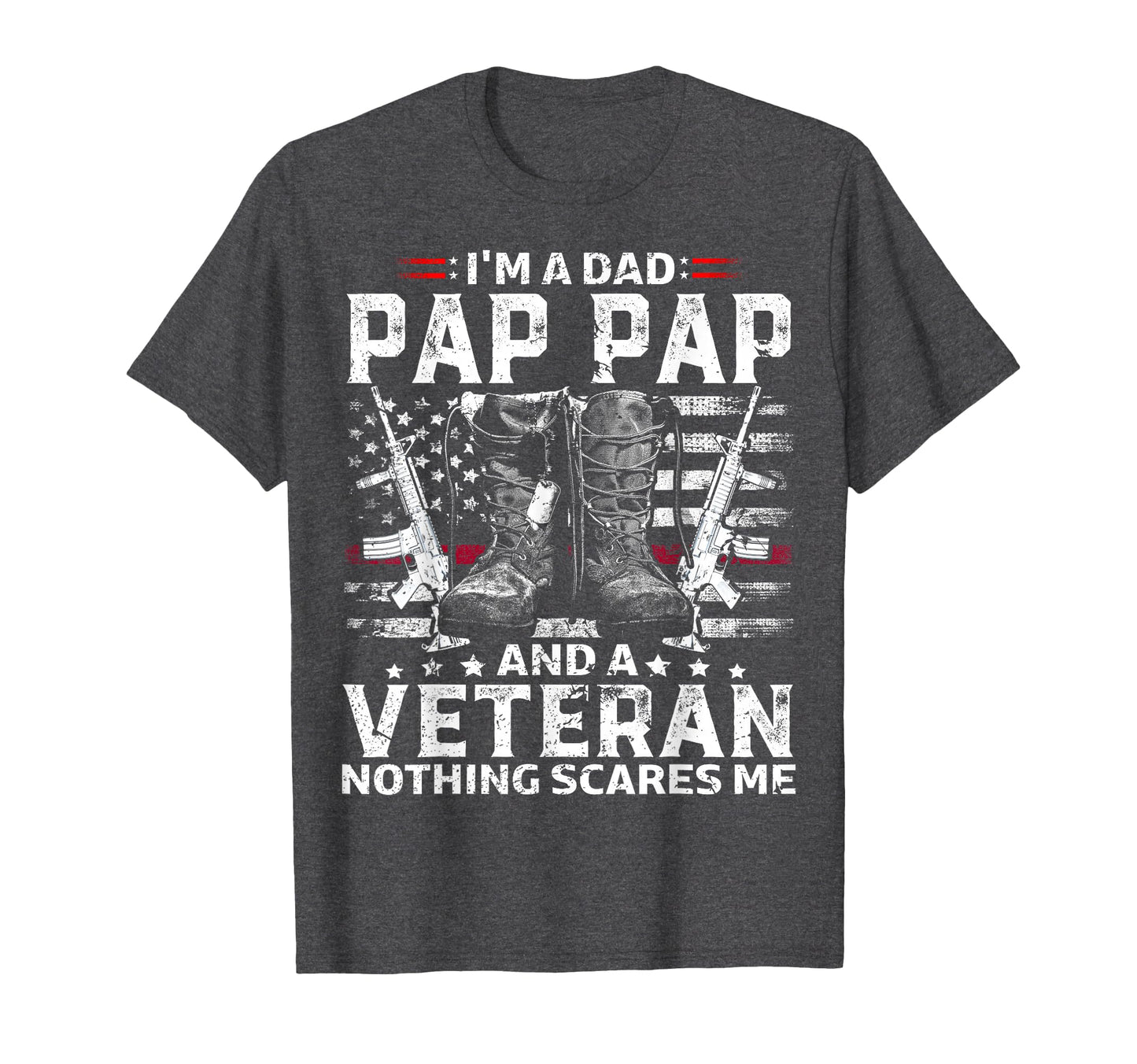 Mens Im Dad Pap Pap Veteran T-Shirt - Unique Graphic for Adults - T-Shirt, Sweatshirt, Hoodie