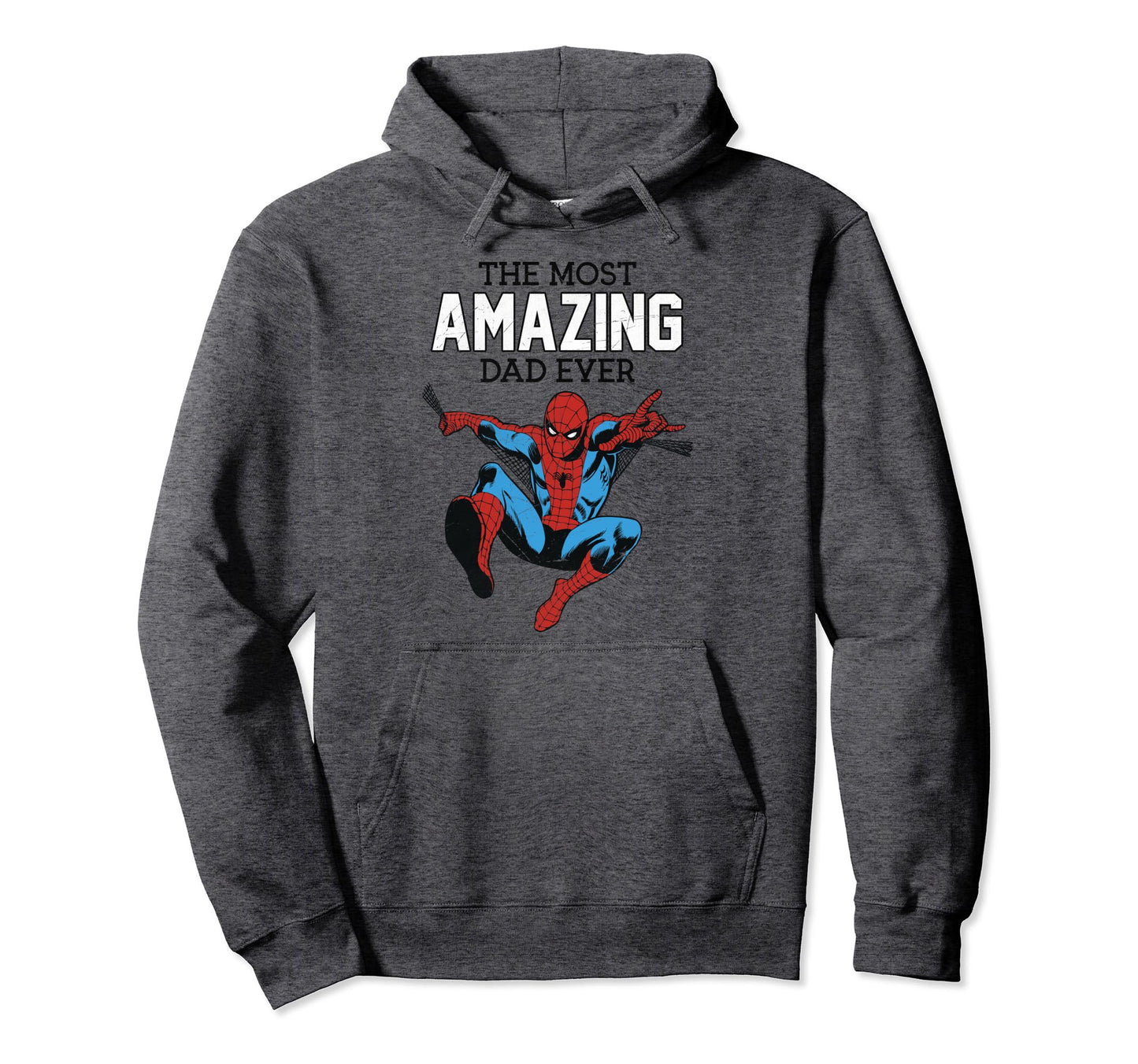 Marvel Spider Fathers Day Most Hoodie - Aesthetic Graphic for Adults - T-Shirt, Sweatshirt, Hoodie