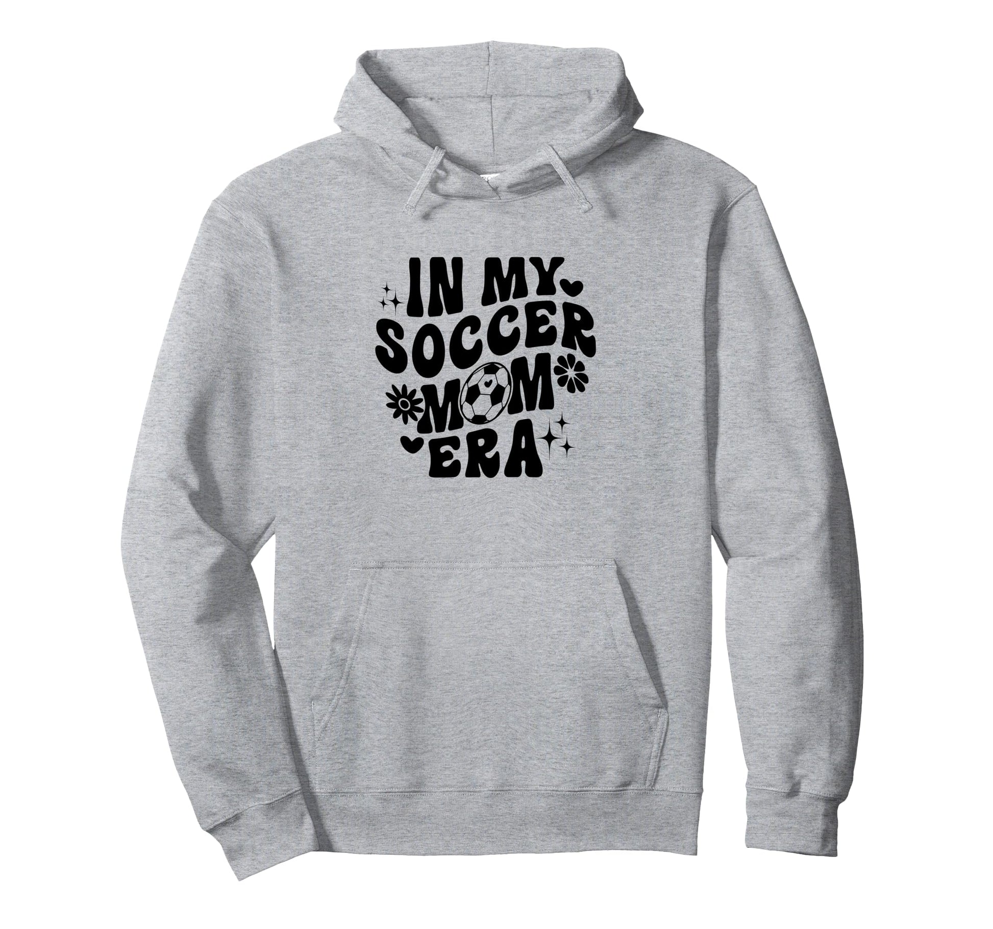 My Soccer Mom Era Groovy Soccer Mama Hoodie - Aesthetic Graphic Unisex - T-Shirt, Sweatshirt, Hoodie