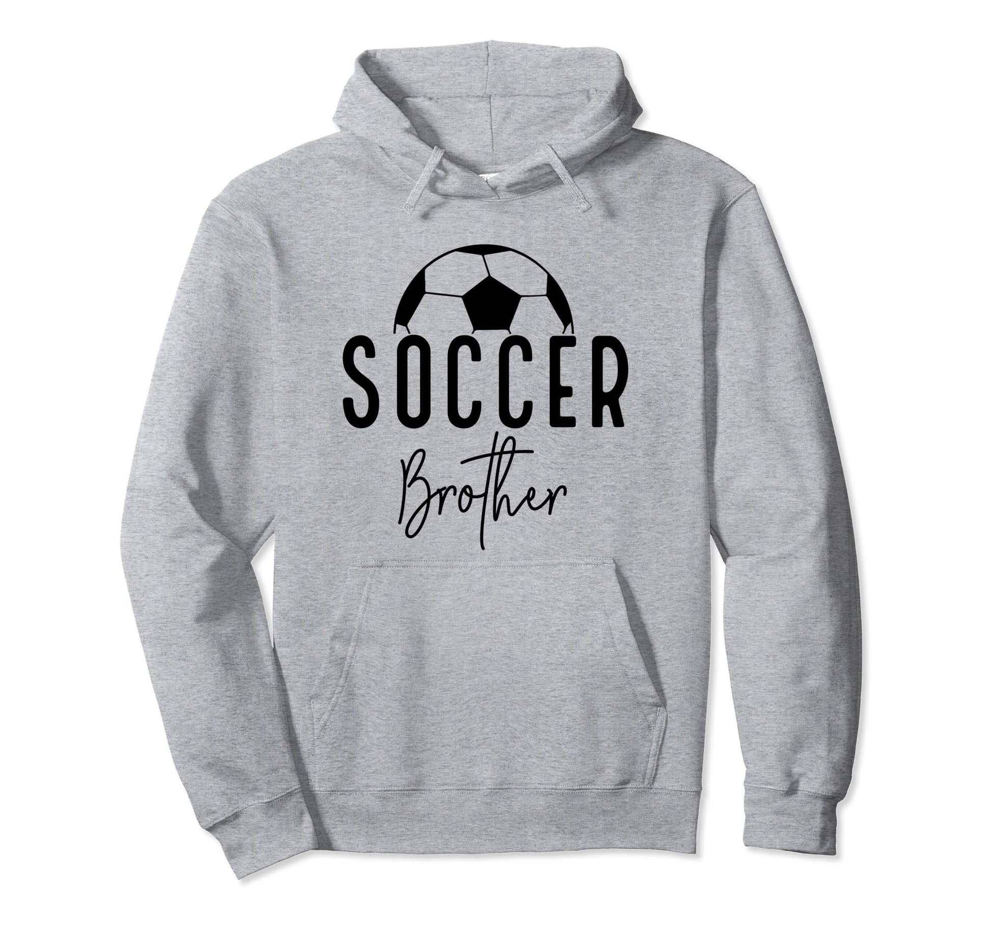 Soccer Brother Player Coach Fan Game Day Hoodie - Unique Graphic Men Women - T-Shirt, Sweatshirt, Hoodie
