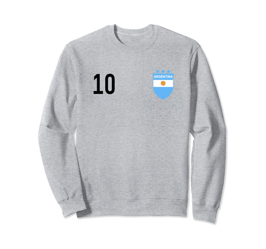 Argentina Flag Futbol Remera Sweatshirt - Streetwear Style for Adults - T-Shirt, Sweatshirt, Hoodie