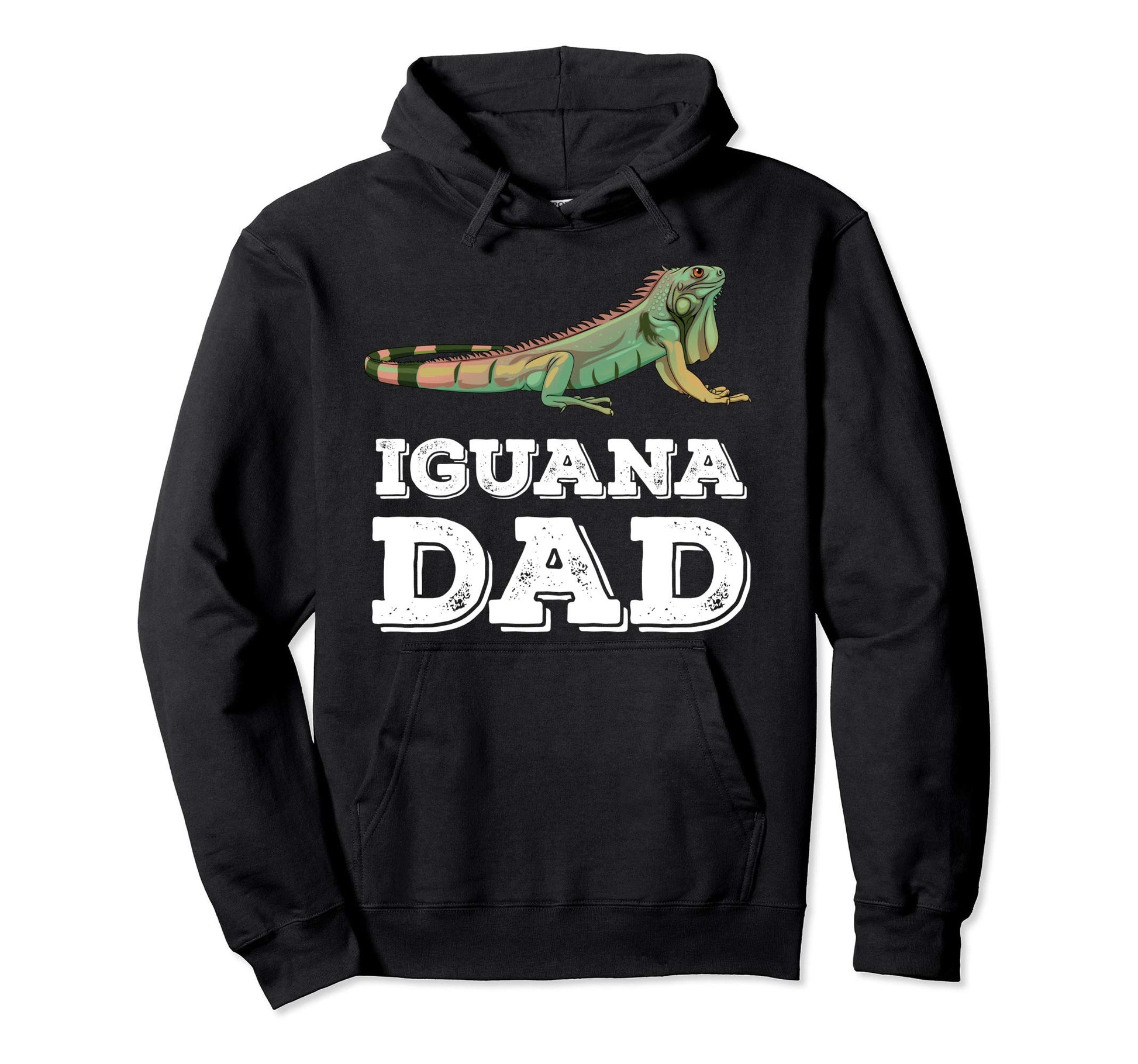 Iguana Dad Funny Iguana Dad Iguana Hoodie - Minimalist Print Men Women - T-Shirt, Sweatshirt, Hoodie