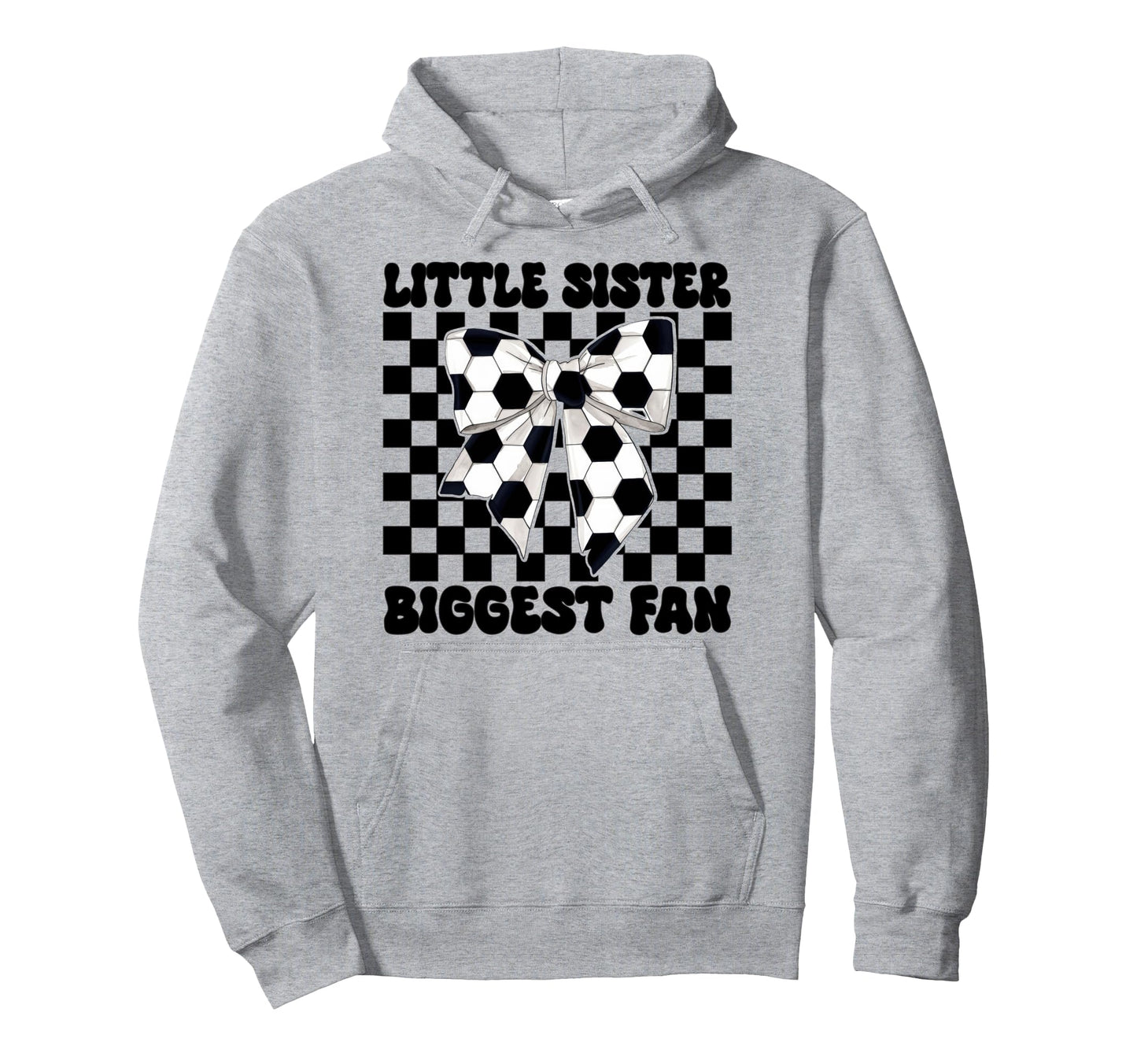 Soccer Sister Coquette Little Sister Hoodie - Fun Novelty Design Unisex - T-Shirt, Sweatshirt, Hoodie