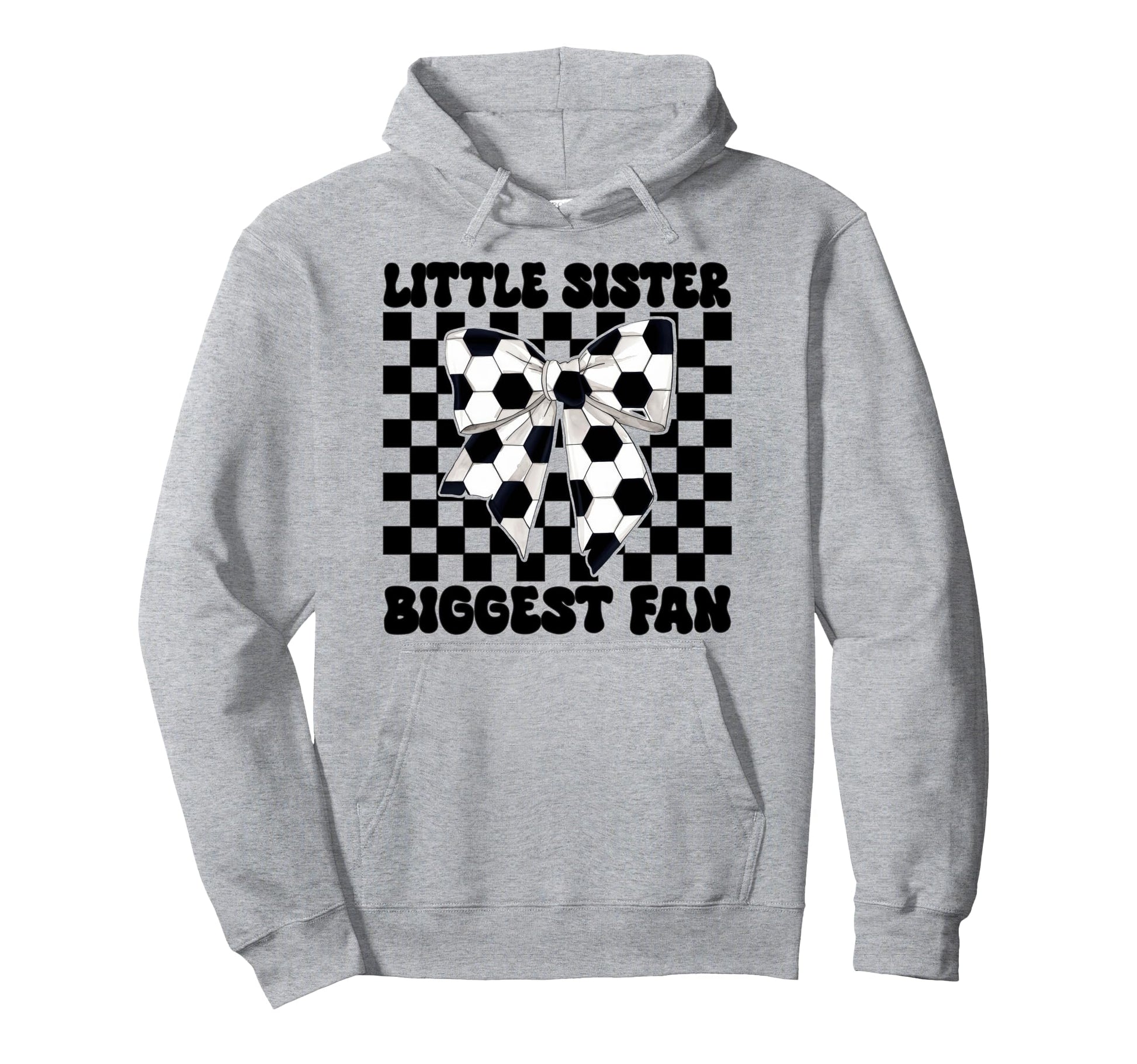 Soccer Sister Coquette Little Sister Hoodie - Fun Novelty Design Unisex - T-Shirt, Sweatshirt, Hoodie