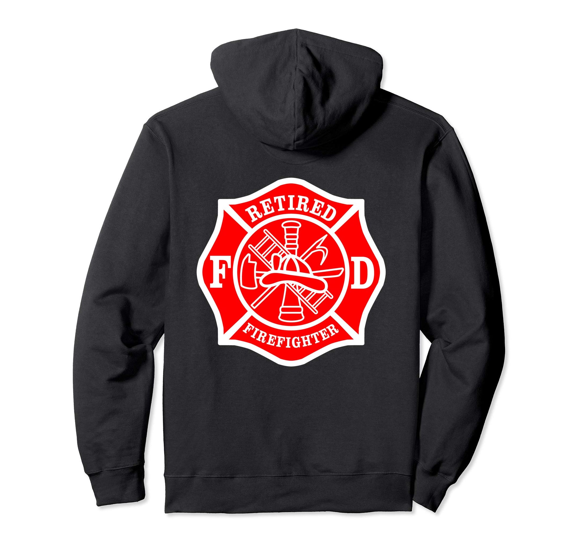 Retired Firefighters Hoodie - Aesthetic Graphic for Adults - T-Shirt, Sweatshirt, Hoodie