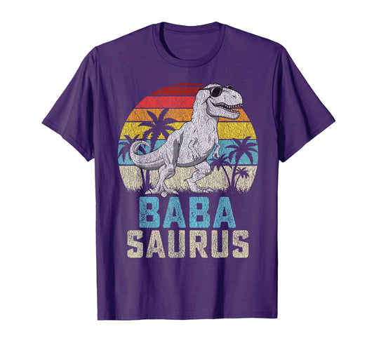 Babasaurus T Rex Dinosaur Baba T-Shirt - Fun Novelty Design Men Women - T-Shirt, Sweatshirt, Hoodie
