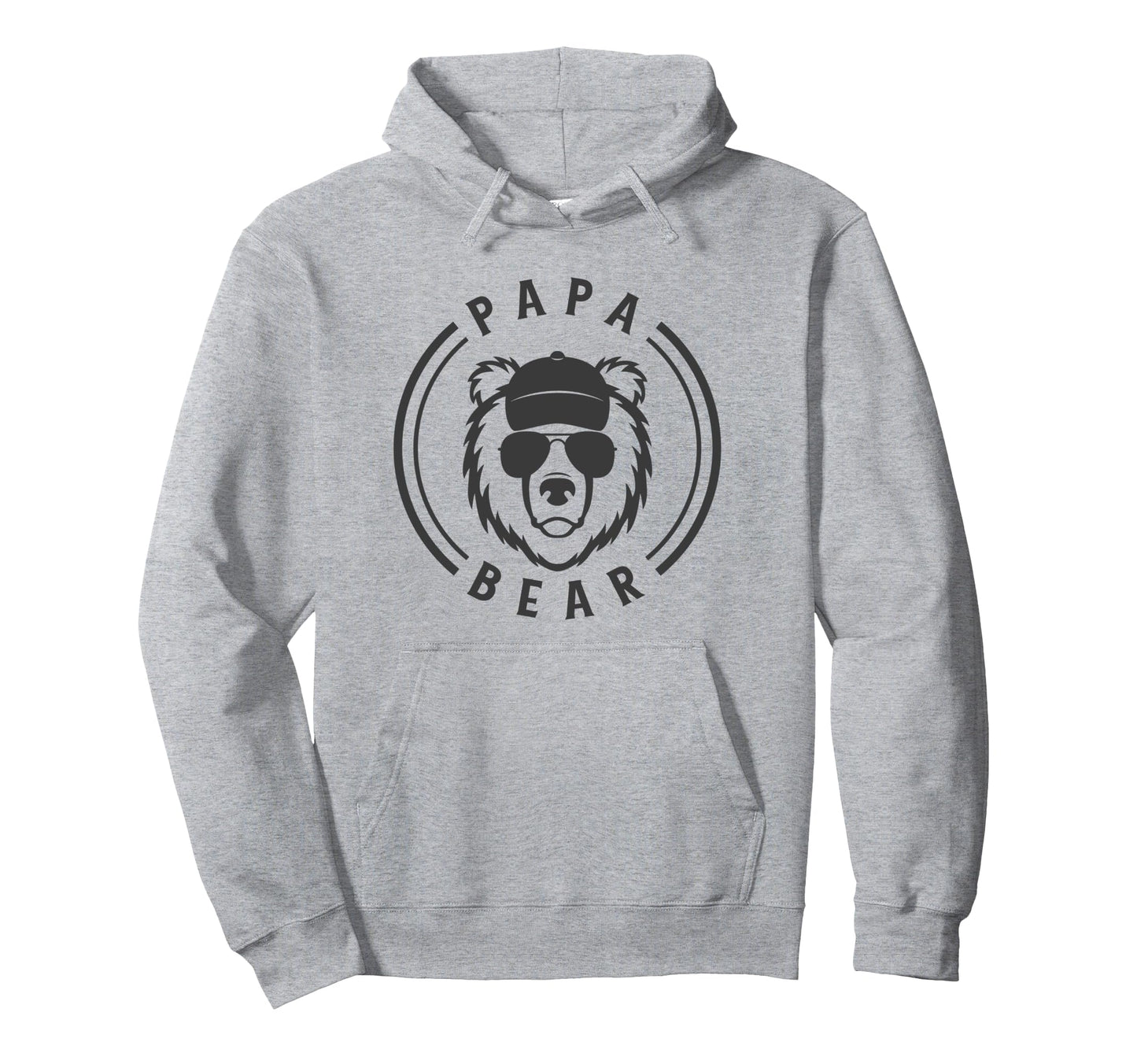 Papa Bear Sunglasses Fun Daddy Hoodie - Casual Everyday Wear for Adults - T-Shirt, Sweatshirt, Hoodie