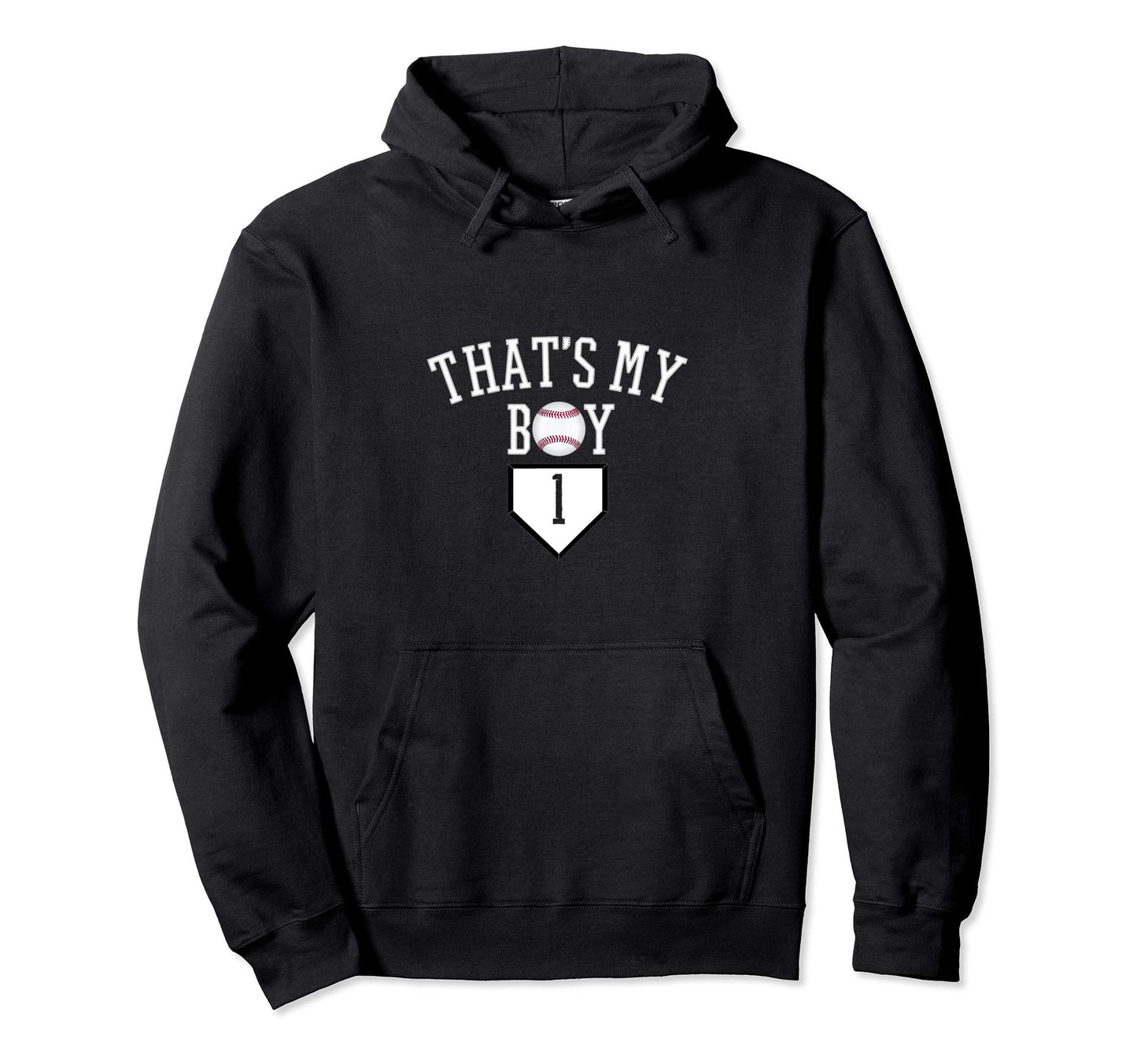 Thats My 1 Baseball Number 1 Jersey Hoodie - Streetwear Style for Adults - T-Shirt, Sweatshirt, Hoodie