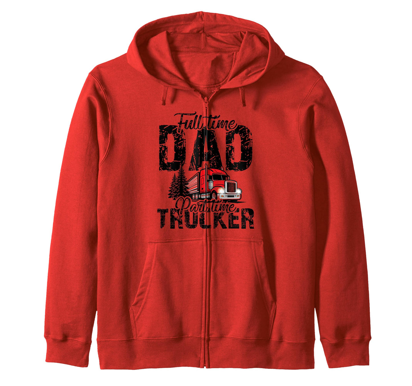 Father Day Full Time Dad Part Time Hoodie - Fun Novelty Design Unisex - T-Shirt, Sweatshirt, Hoodie