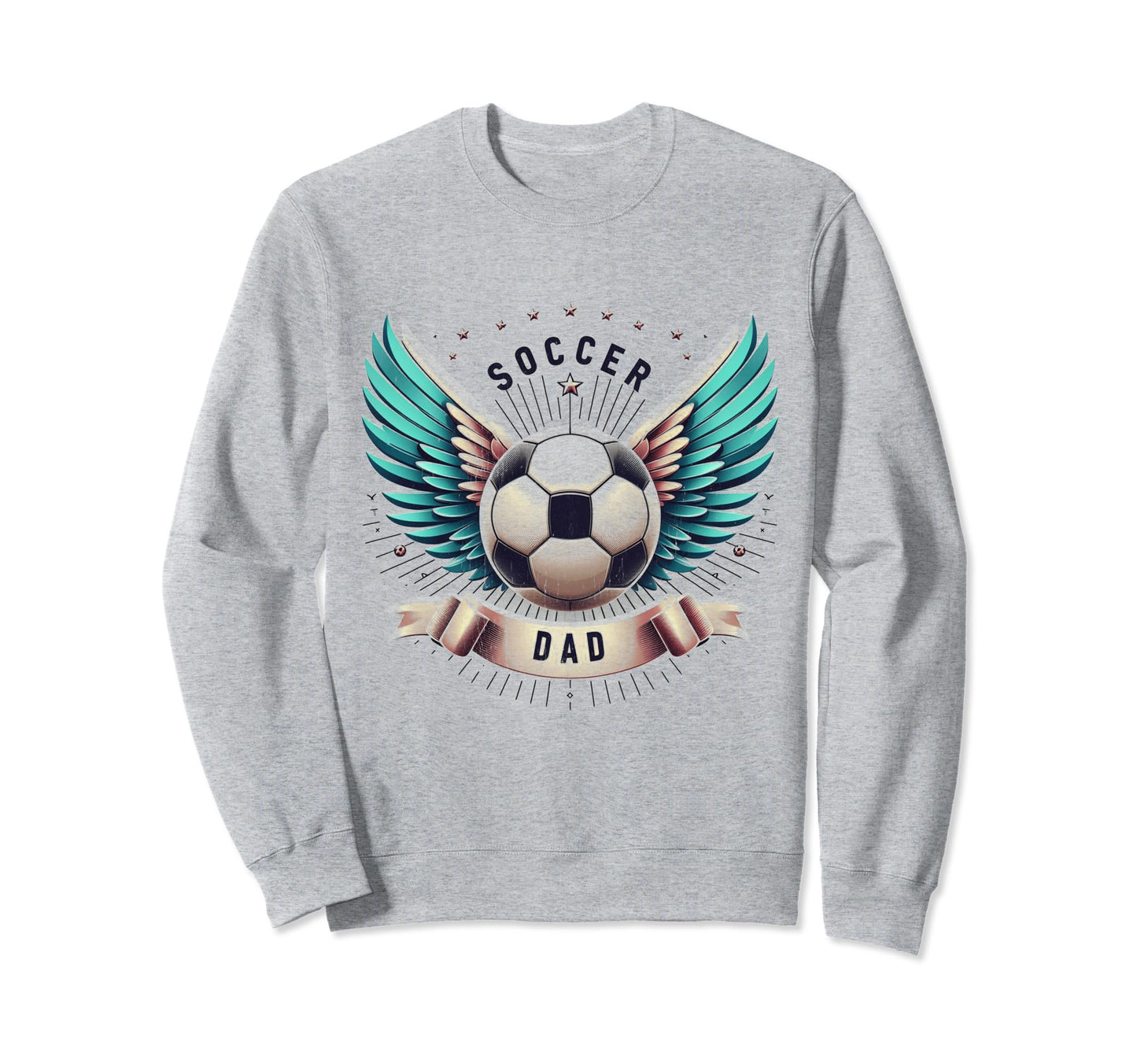Soccer Dad Family Matching Dad Sweatshirt - Minimalist Print Unisex - T-Shirt, Sweatshirt, Hoodie