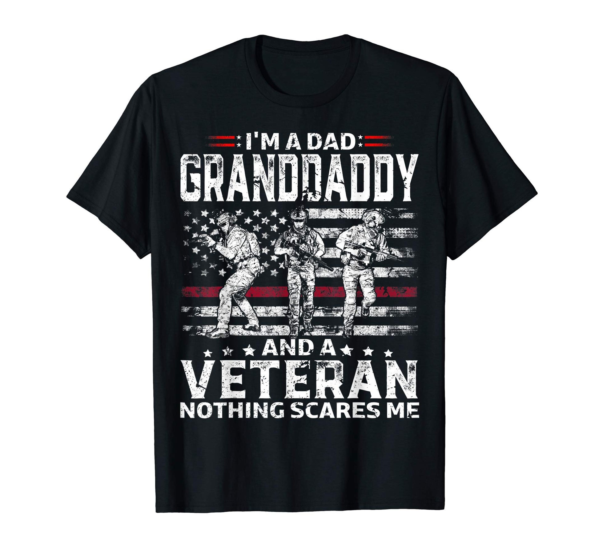 Im Dad Granddaddy Veteran Fathers Day T-Shirt - Streetwear Style Unisex - T-Shirt, Sweatshirt, Hoodie
