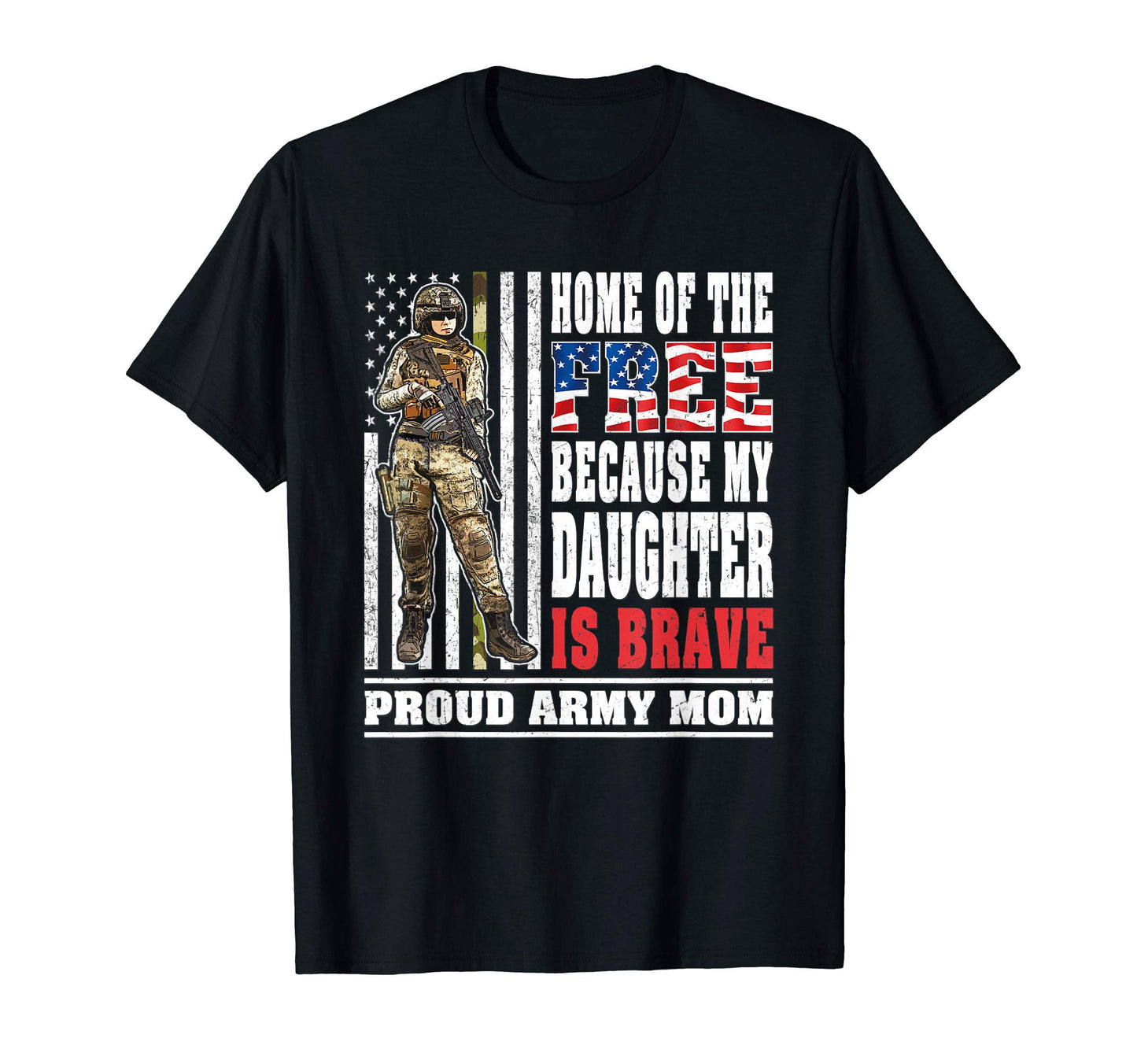 Home Free My Daughter Is Brave T-Shirt - Aesthetic Graphic for Adults - T-Shirt, Sweatshirt, Hoodie