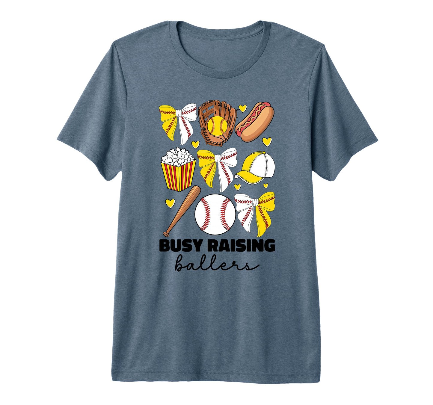 Busy Raising Ballers Baseball And T-Shirt - Novelty Apparel Men Women - T-Shirt, Sweatshirt, Hoodie