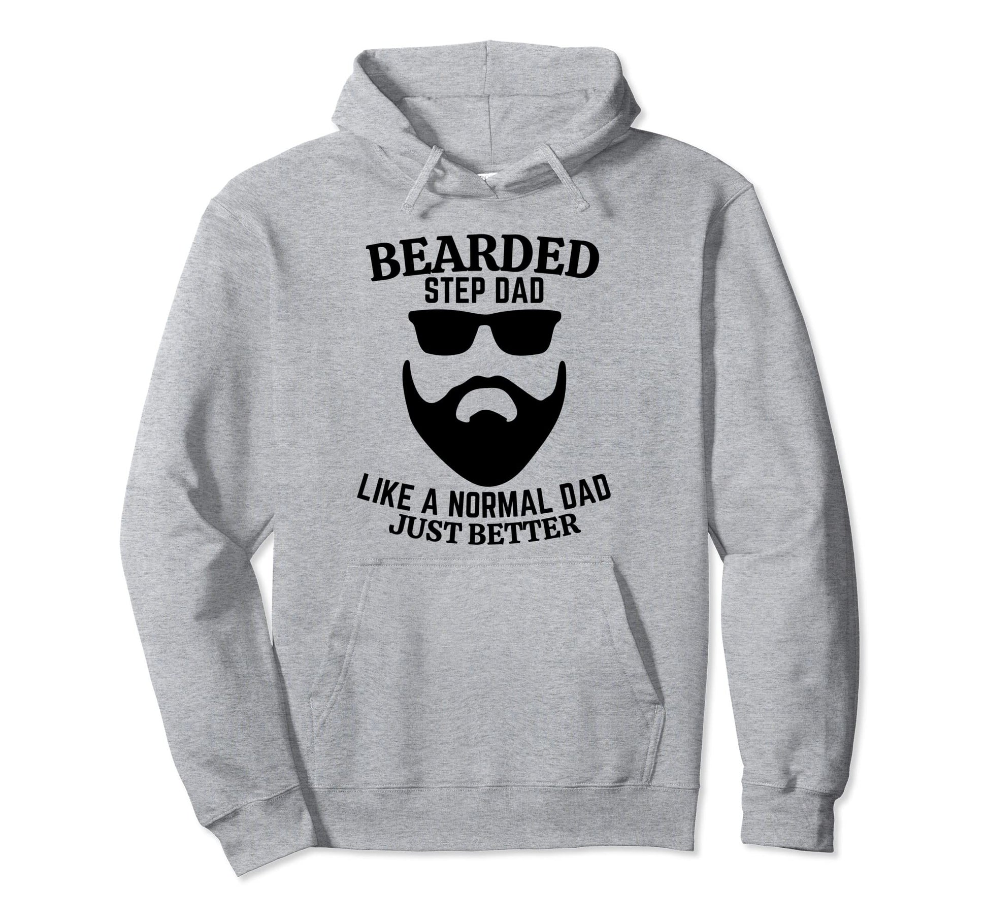 Bearded Dad Mens Beard Funny Superhero Hoodie - Unique Graphic Unisex - T-Shirt, Sweatshirt, Hoodie