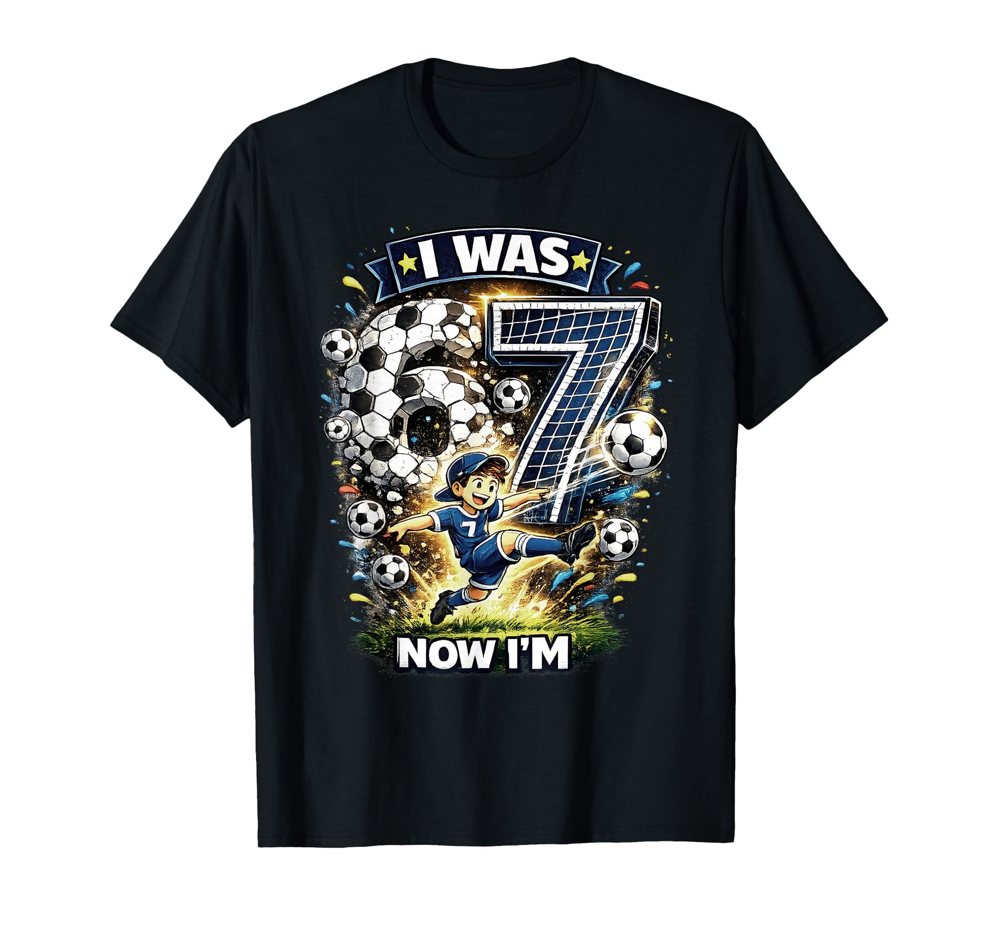 I Was 6 Now Im 7 Six Seven Soccer 67 T-Shirt - Streetwear Style for Adults - T-Shirt, Sweatshirt, Hoodie