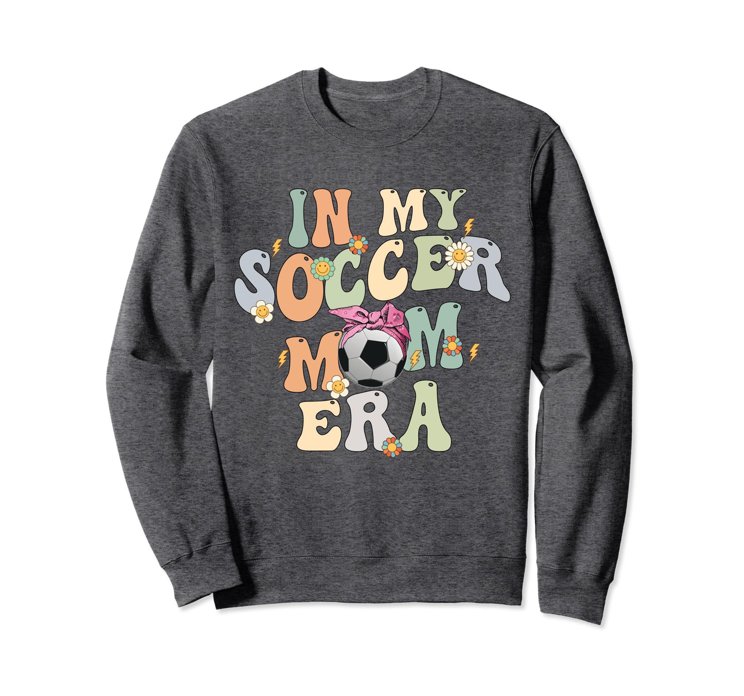 Groovy My Soccer Mom Era T-Shirt - Graphic Print for Adults - T-Shirt, Sweatshirt, Hoodie