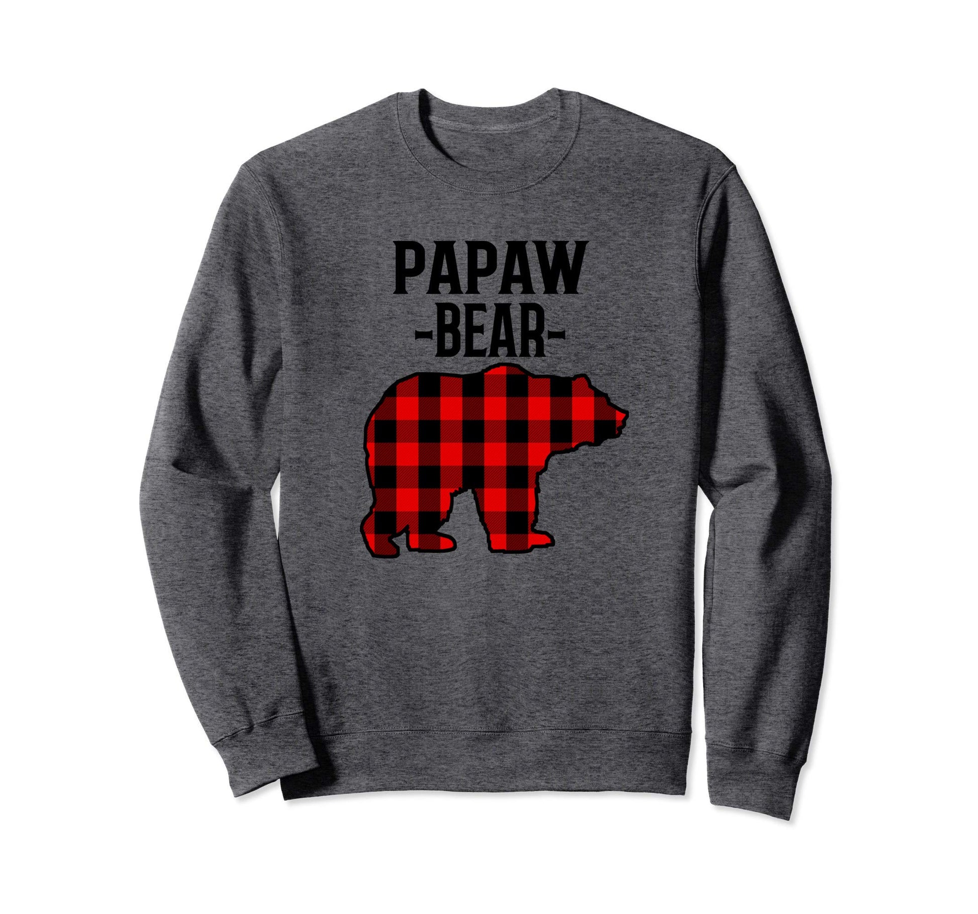Papaw Gifts Red Black Buffalo Sweatshirt - Streetwear Style Men Women - T-Shirt, Sweatshirt, Hoodie