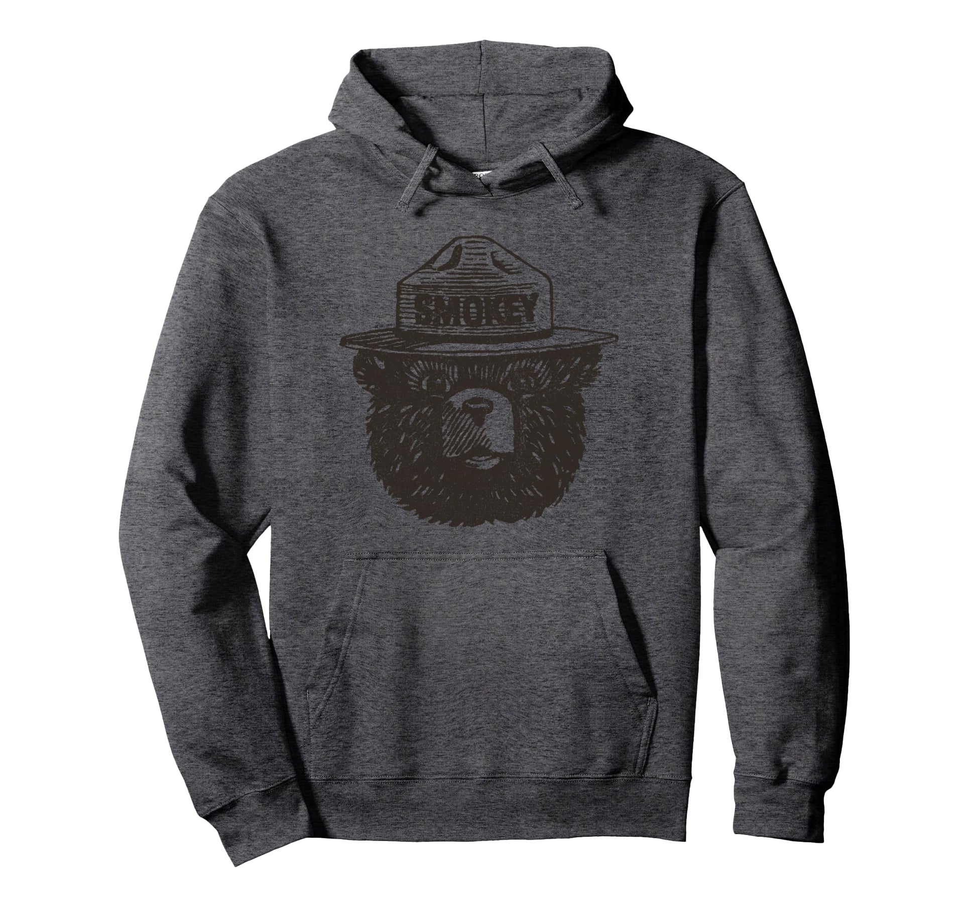 Smokey Bear Portrait Forest Fire Hoodie - Casual Everyday Wear for Adults - T-Shirt, Sweatshirt, Hoodie