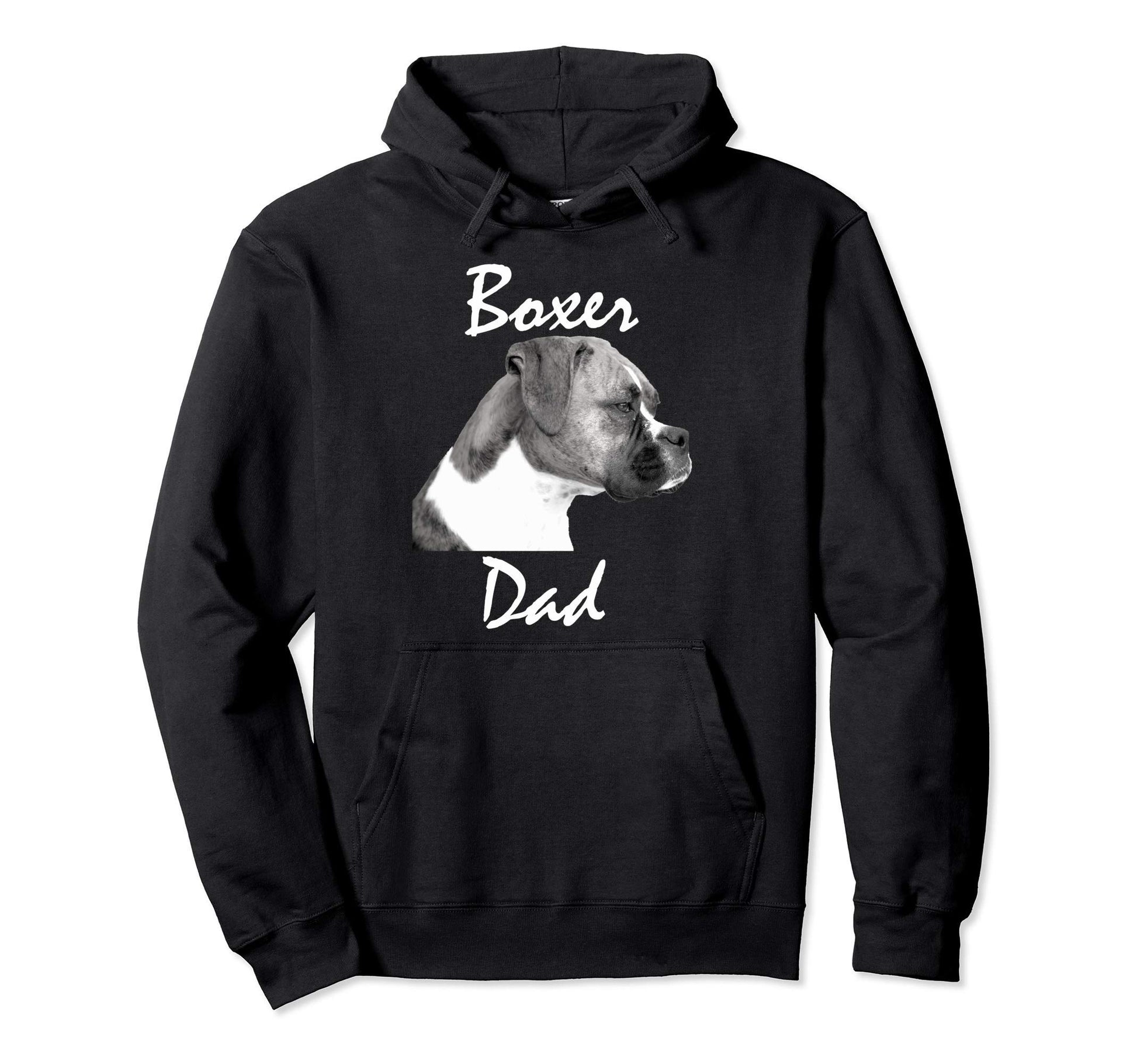 Funny Awesome Boxer Dad Dog Hoodie - Custom Art Print Men Women - T-Shirt, Sweatshirt, Hoodie