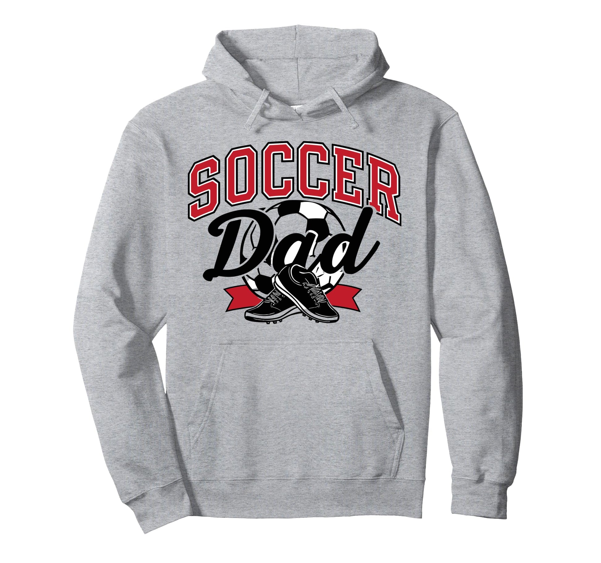 Proud Soccer Dad Sports Enthusiast Hoodie - Aesthetic Graphic Men Women - T-Shirt, Sweatshirt, Hoodie