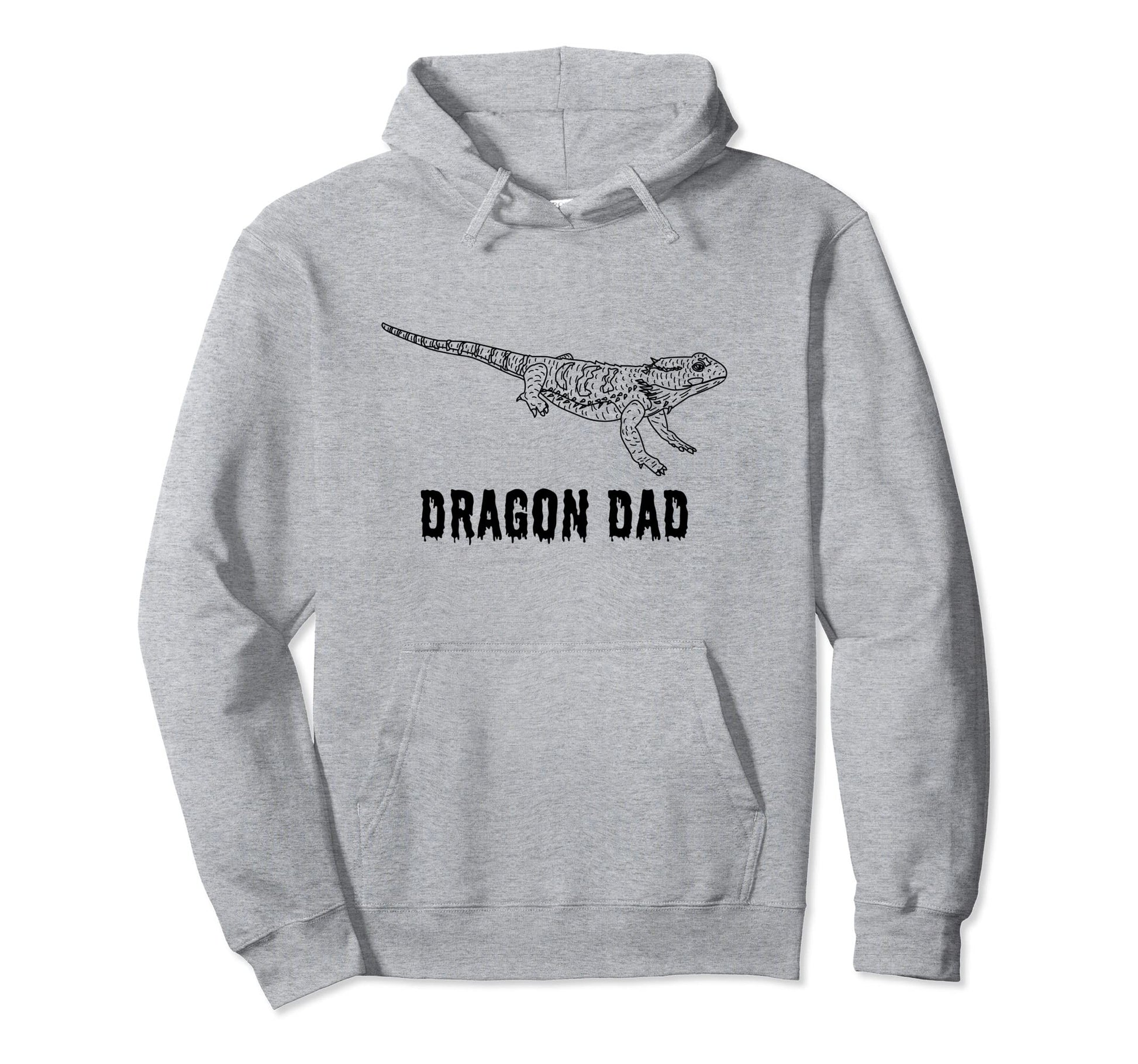 Bearded Dragon Dad Reptile Goth And Hoodie - Graphic Print for Adults - T-Shirt, Sweatshirt, Hoodie