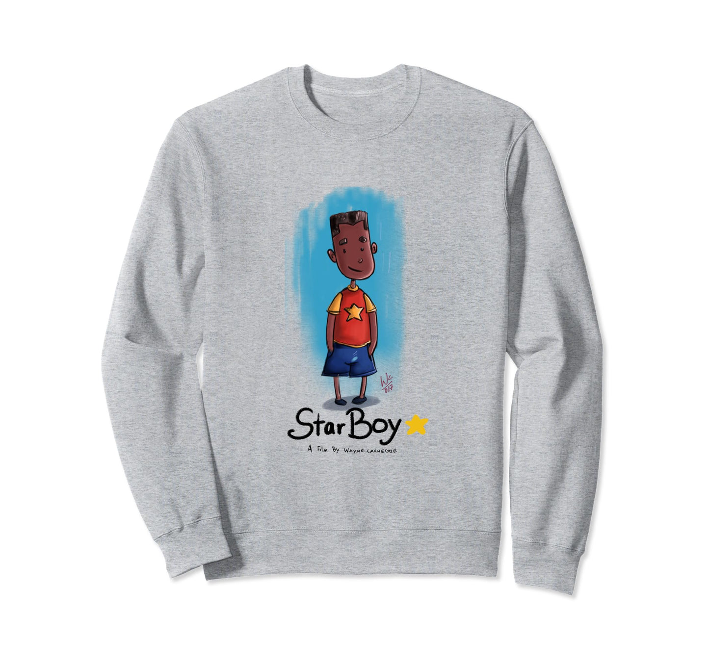 Star Soccer Sweatshirt - Fun Novelty Design Men Women - T-Shirt, Sweatshirt, Hoodie