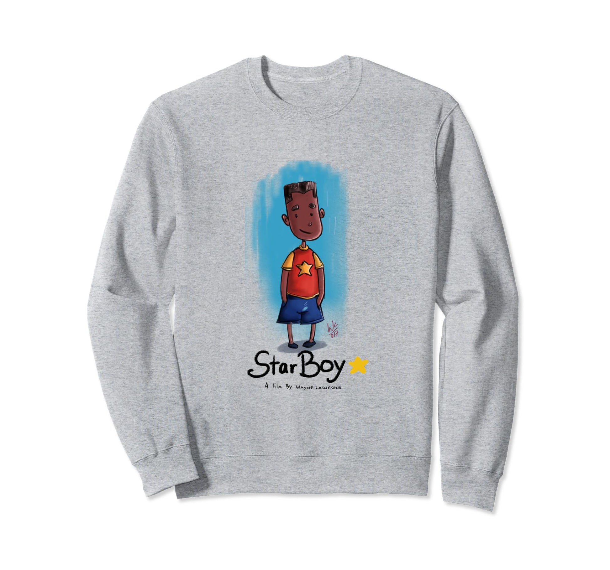 Star Soccer Sweatshirt - Fun Novelty Design Men Women - T-Shirt, Sweatshirt, Hoodie