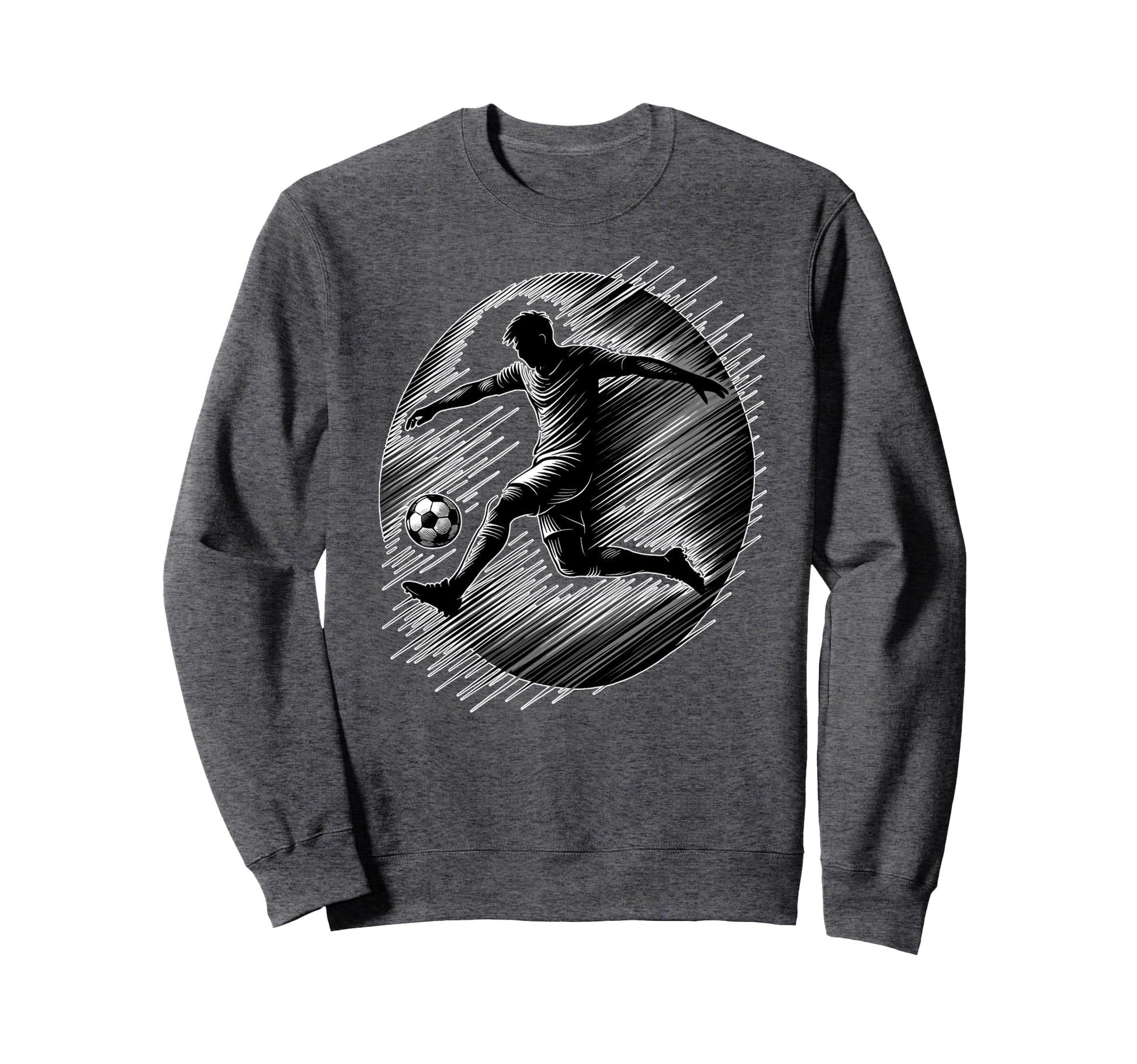 Soccer Motion Teen And Male Sweatshirt - Casual Everyday Wear Men Women - T-Shirt, Sweatshirt, Hoodie