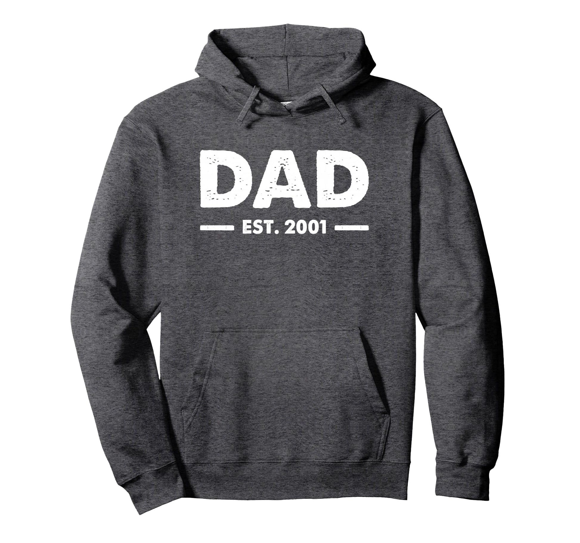 Dad Est 2001 Hoodie - Aesthetic Graphic for Adults - T-Shirt, Sweatshirt, Hoodie