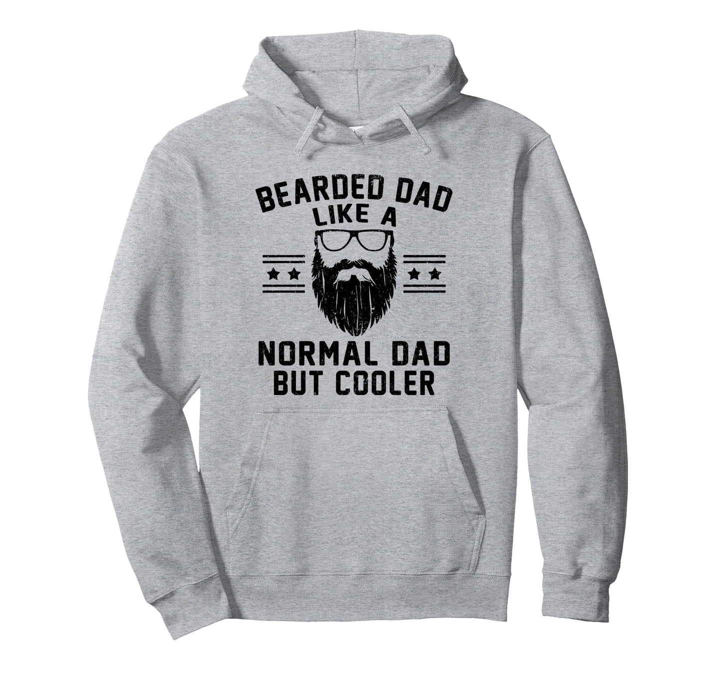 Bearded Lover Daddy Funny Beard Dad Hoodie - Fun Novelty Design for Adults - T-Shirt, Sweatshirt, Hoodie