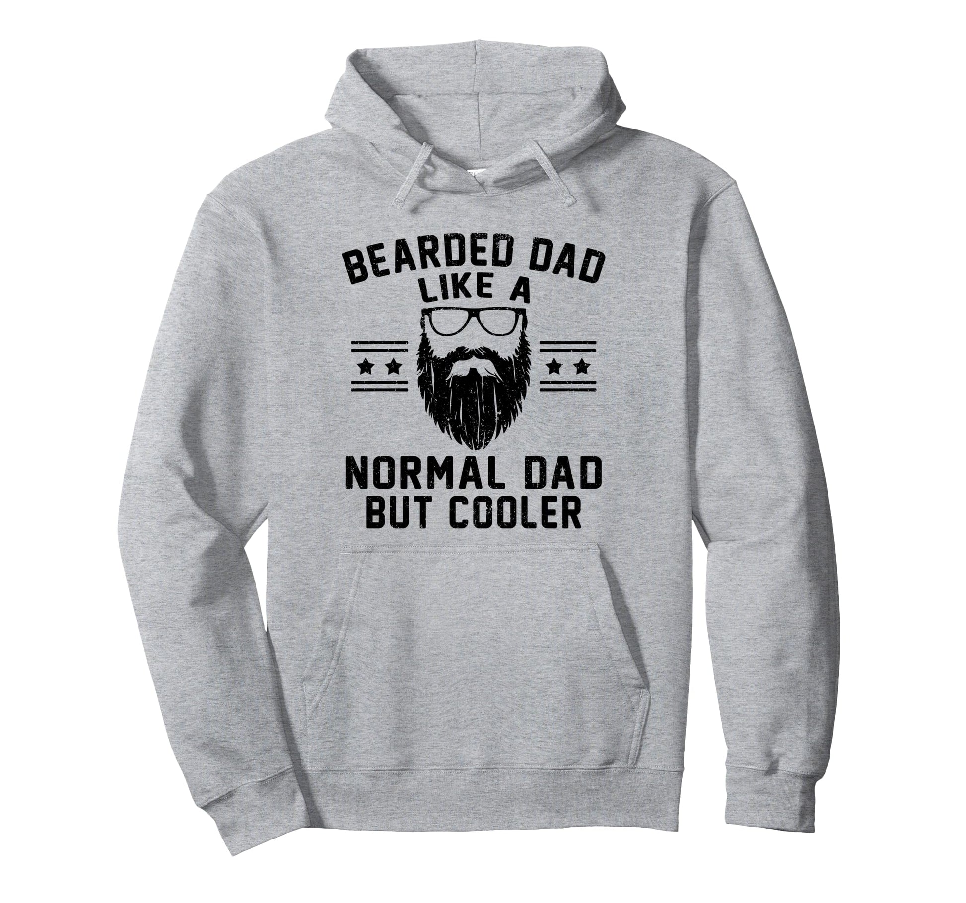 Bearded Lover Daddy Funny Beard Dad Hoodie - Fun Novelty Design for Adults - T-Shirt, Sweatshirt, Hoodie